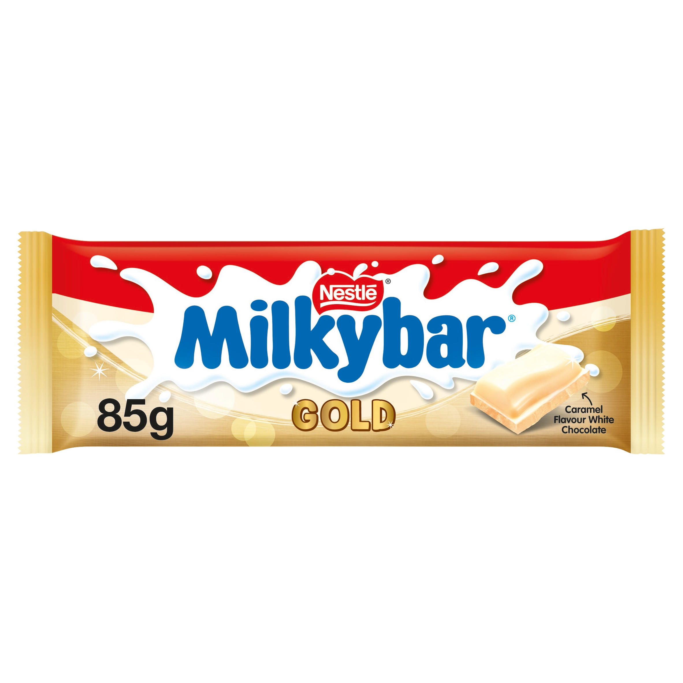 Milkybar Gold Caramel Flavour White Chocolate 85g Sharing Bags & Tubs