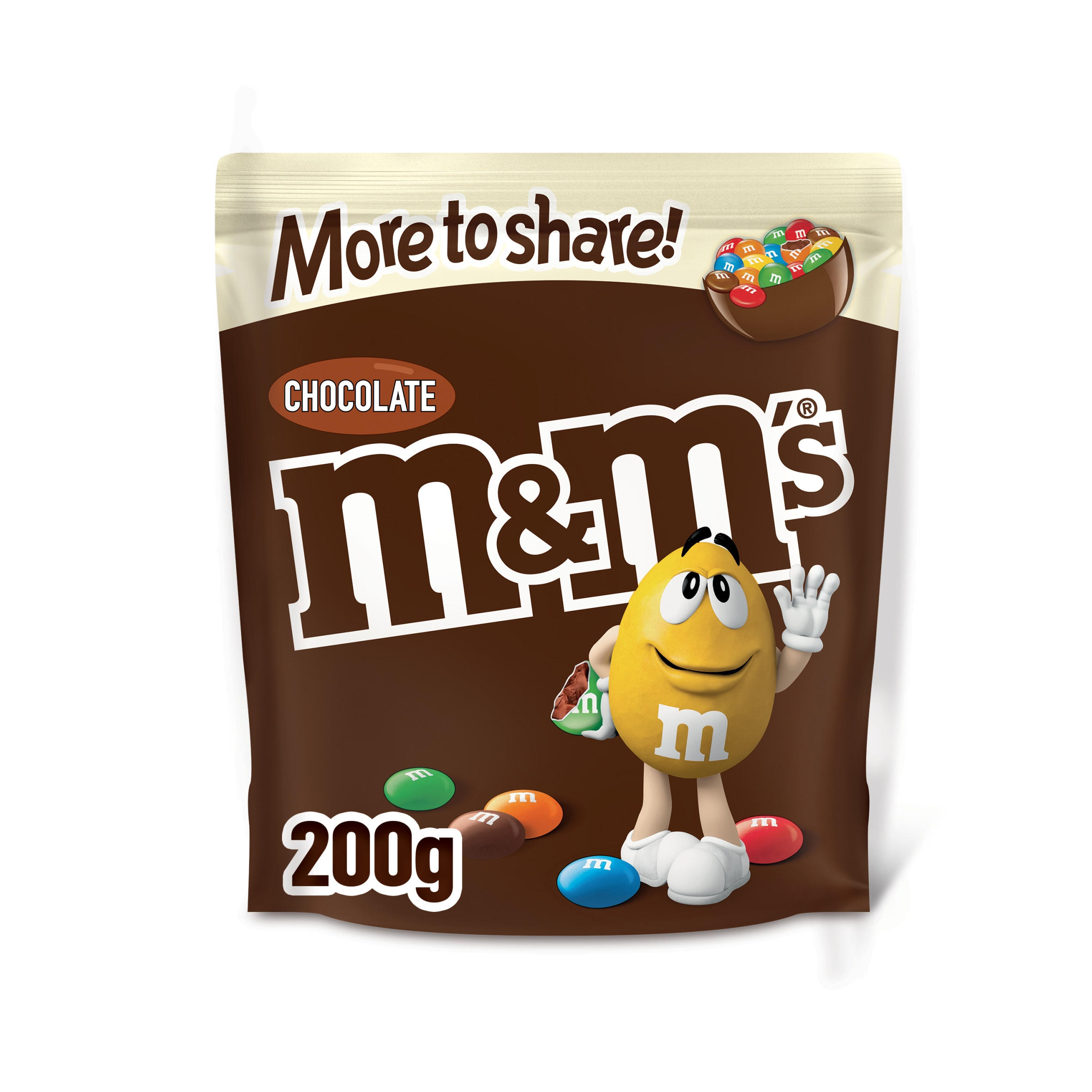 M&M's Peanut Chocolate More to Share Pouch Bag 200g