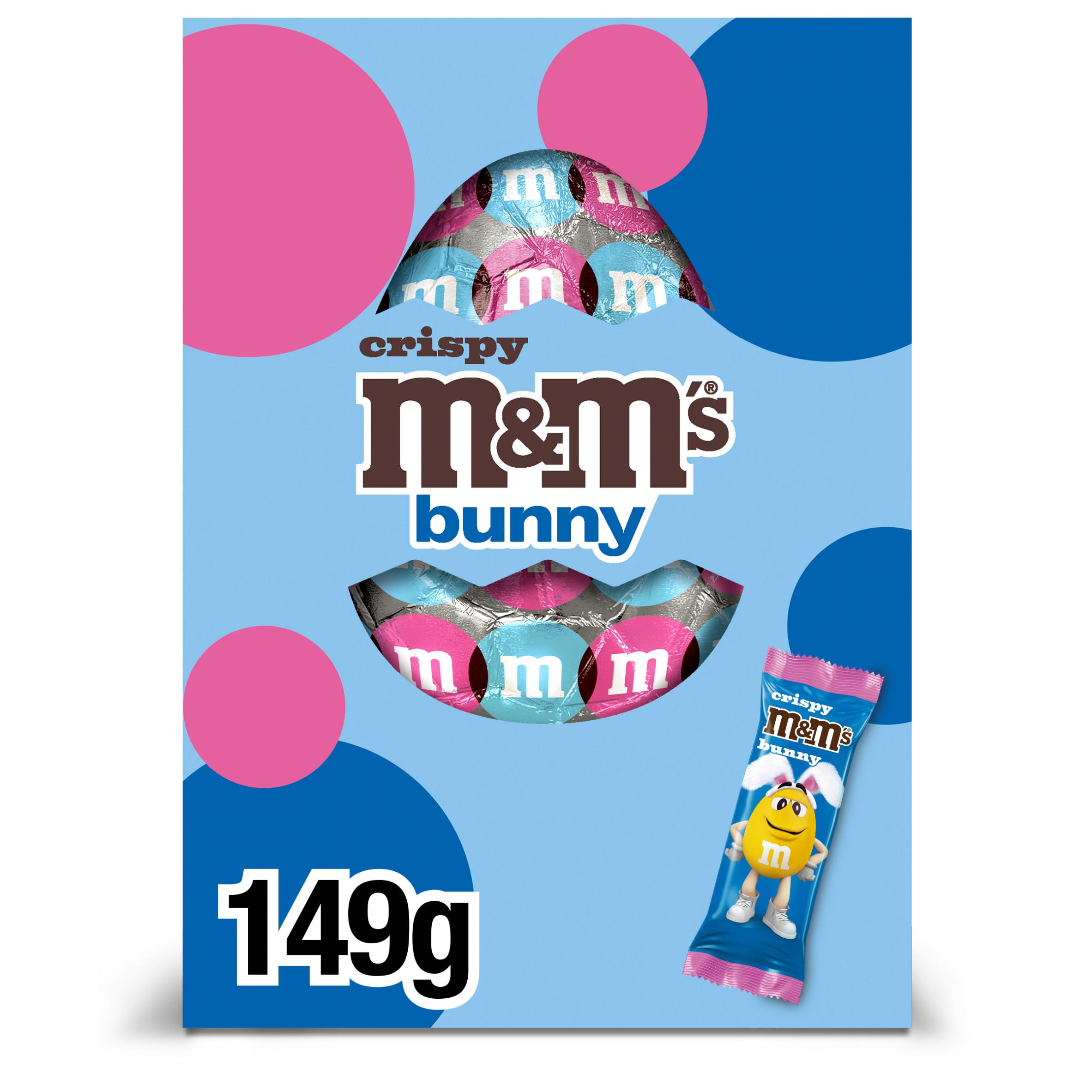 M&M's Crispy Bunny Milk Chocolate Easter Egg 149g