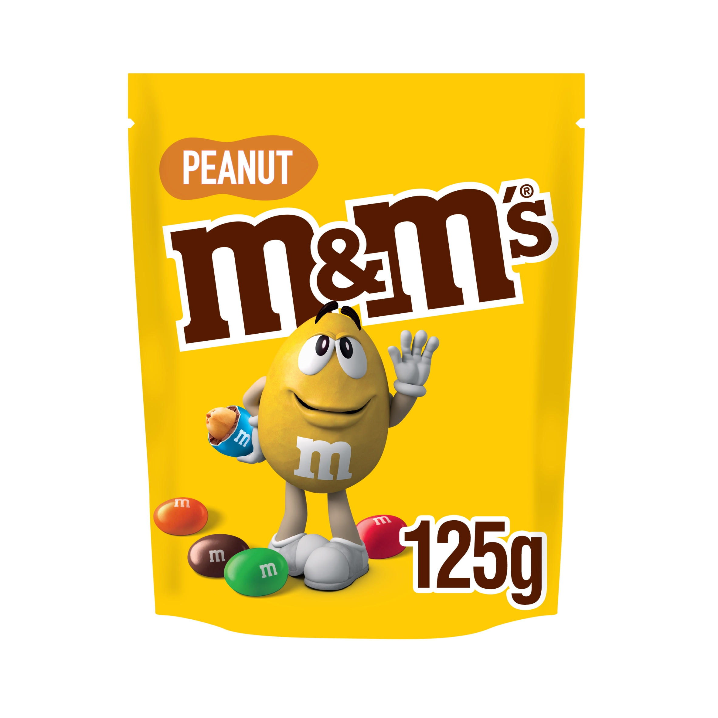 M&M's Peanut Chocolate Pouch Bag 125g