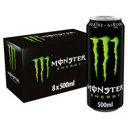 Monster Energy Drink 8 X 500ml Sports Energy Drinks Iceland Foods