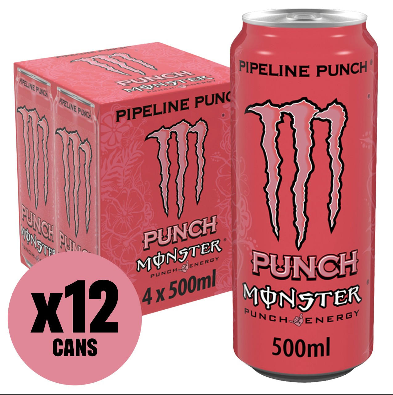 Monster Energy Drink Pipeline Punch 12 x 500ml