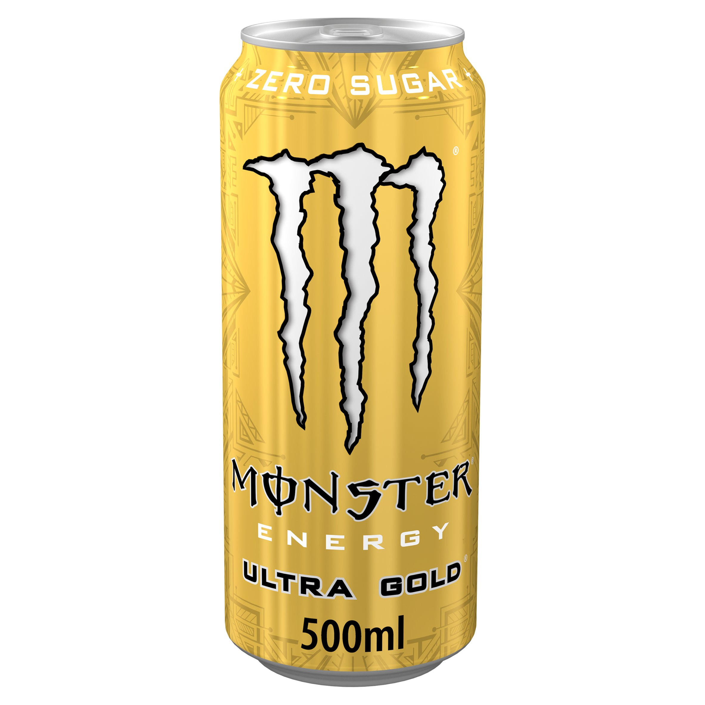 Monster Ultra Gold Energy Drink 500ml Sports Energy Drinks Monster Ultra Gold Energy Drink 500ml Sports Energy Drinks
