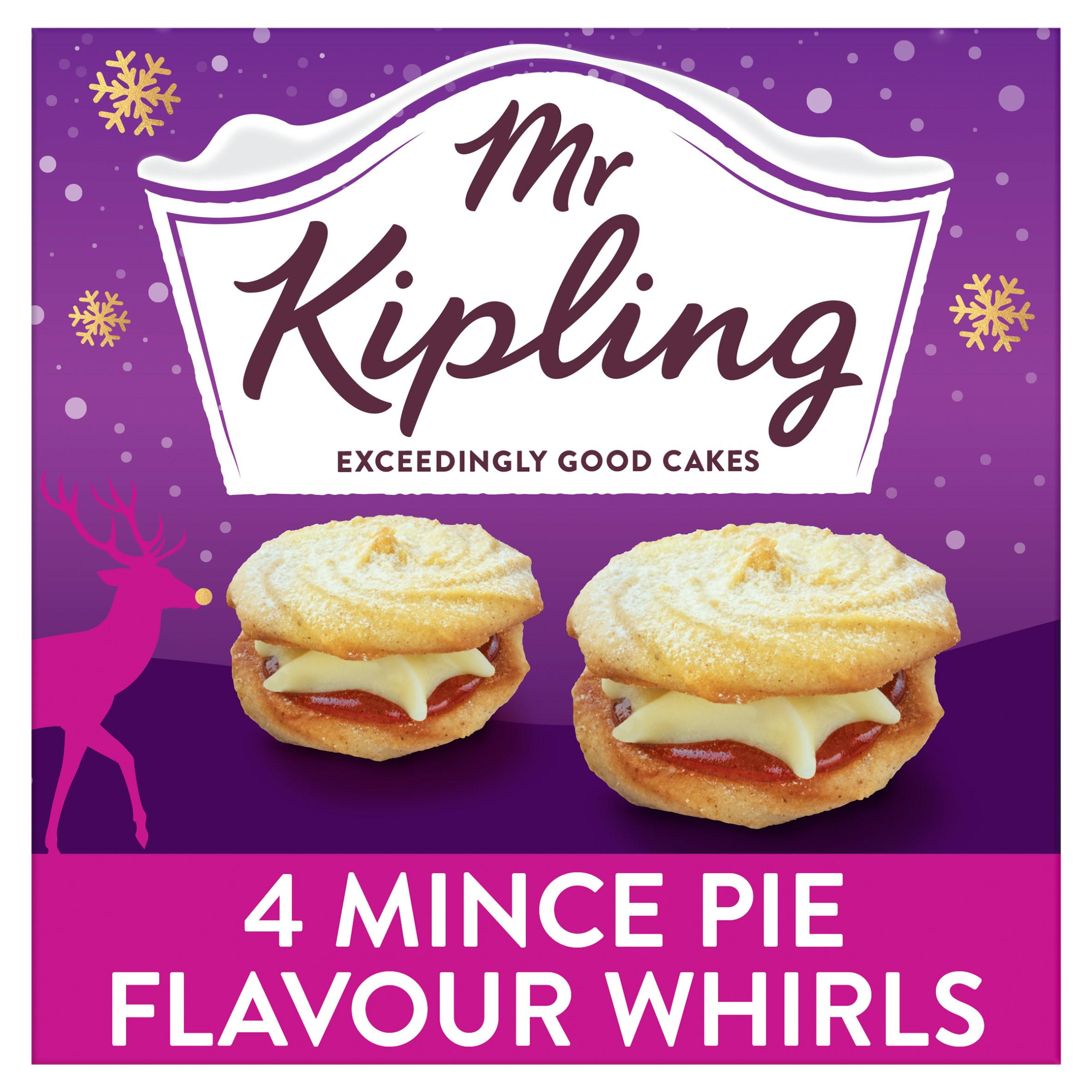 Mr Kipling Strawberries & Cream Cake Tarts 4 pack