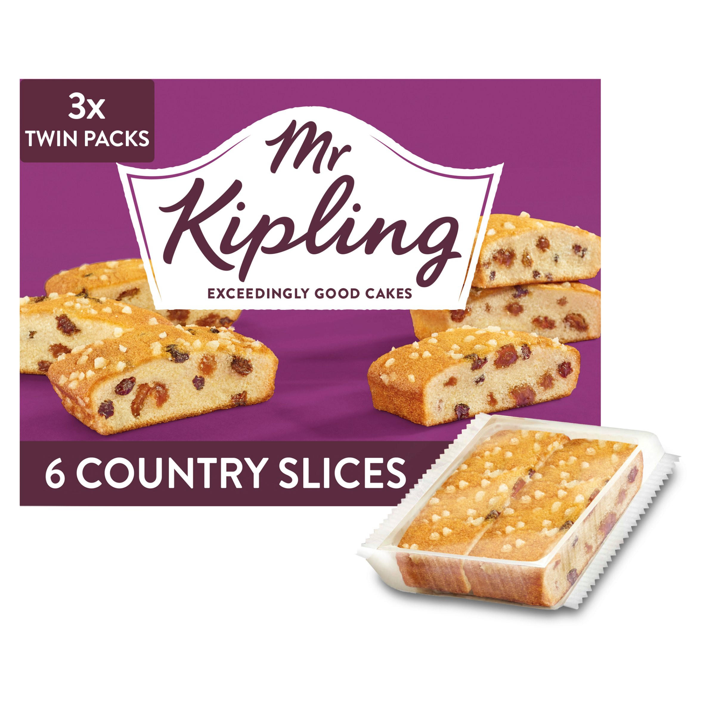 Mr Kipling Country Cake Slices 6 pack