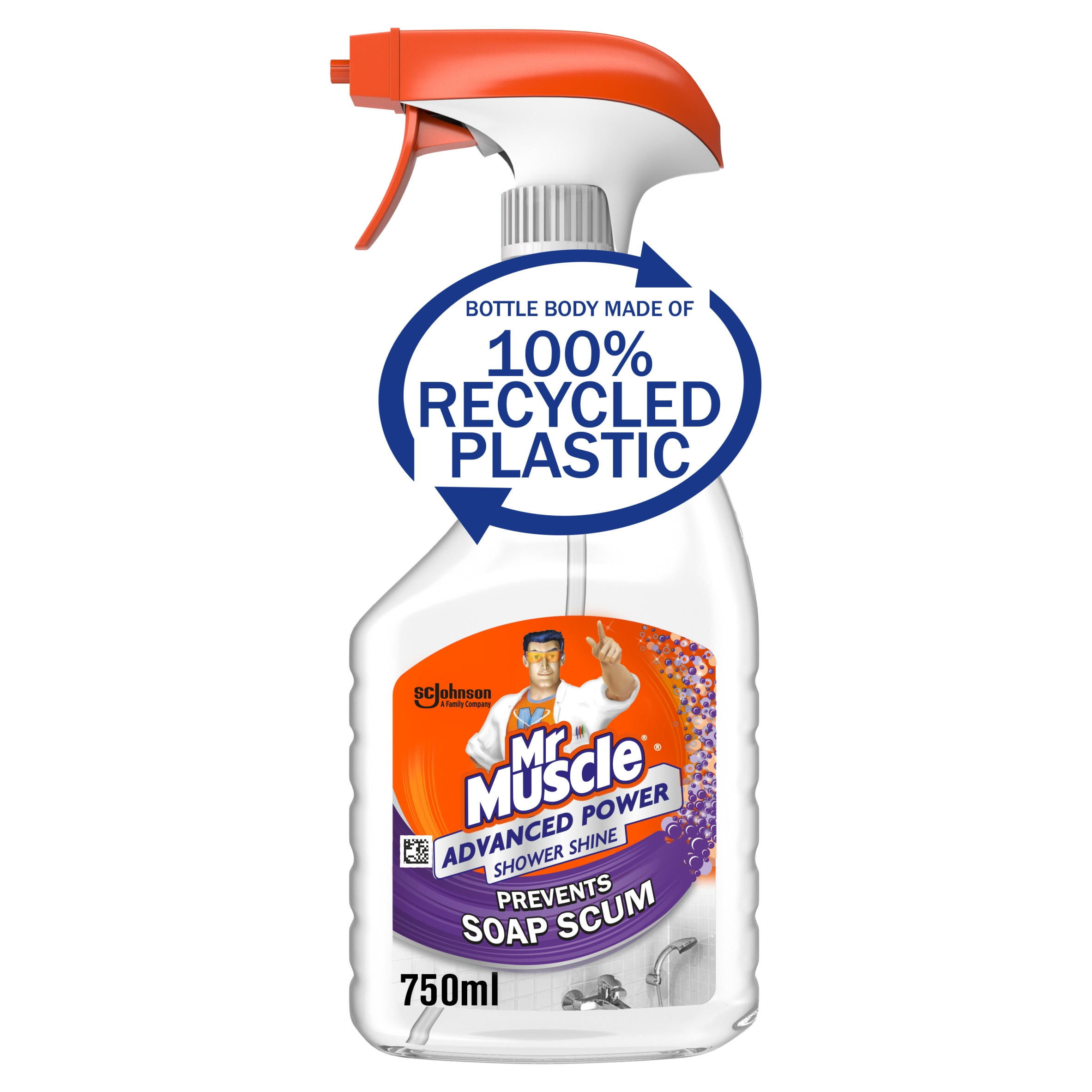 Mr Muscle Advanced Power Shower Shine Spray 750ml Multipurpose