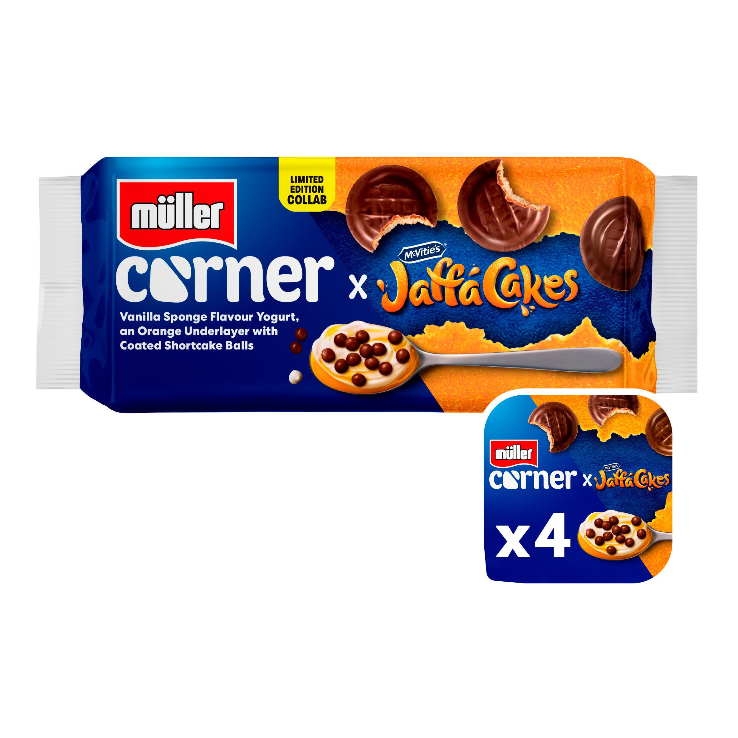 Muller Corner Jaffa Cakes Yogurt (4 x 124g)