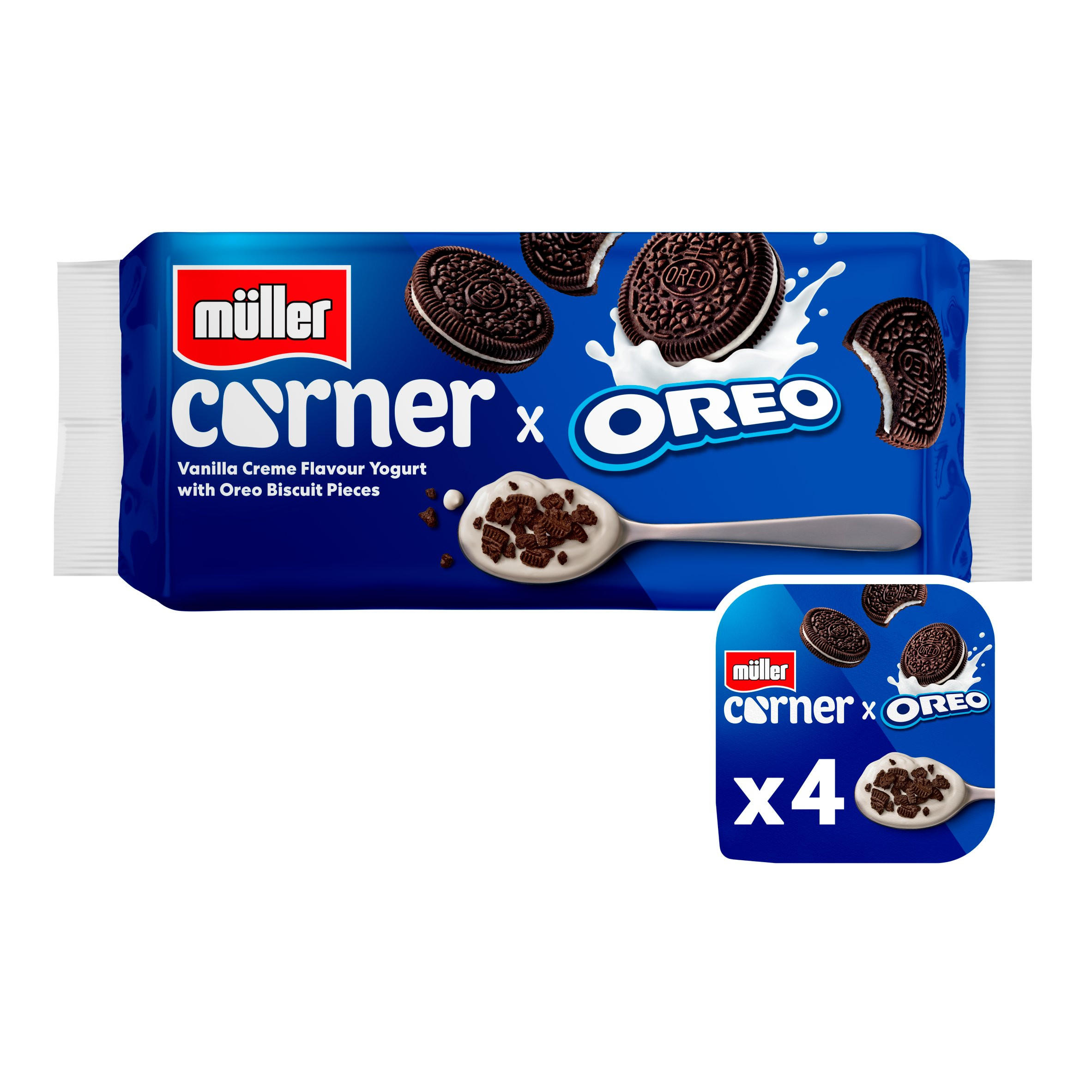 Muller Corner Oreo Yogurt (4 x 124g)