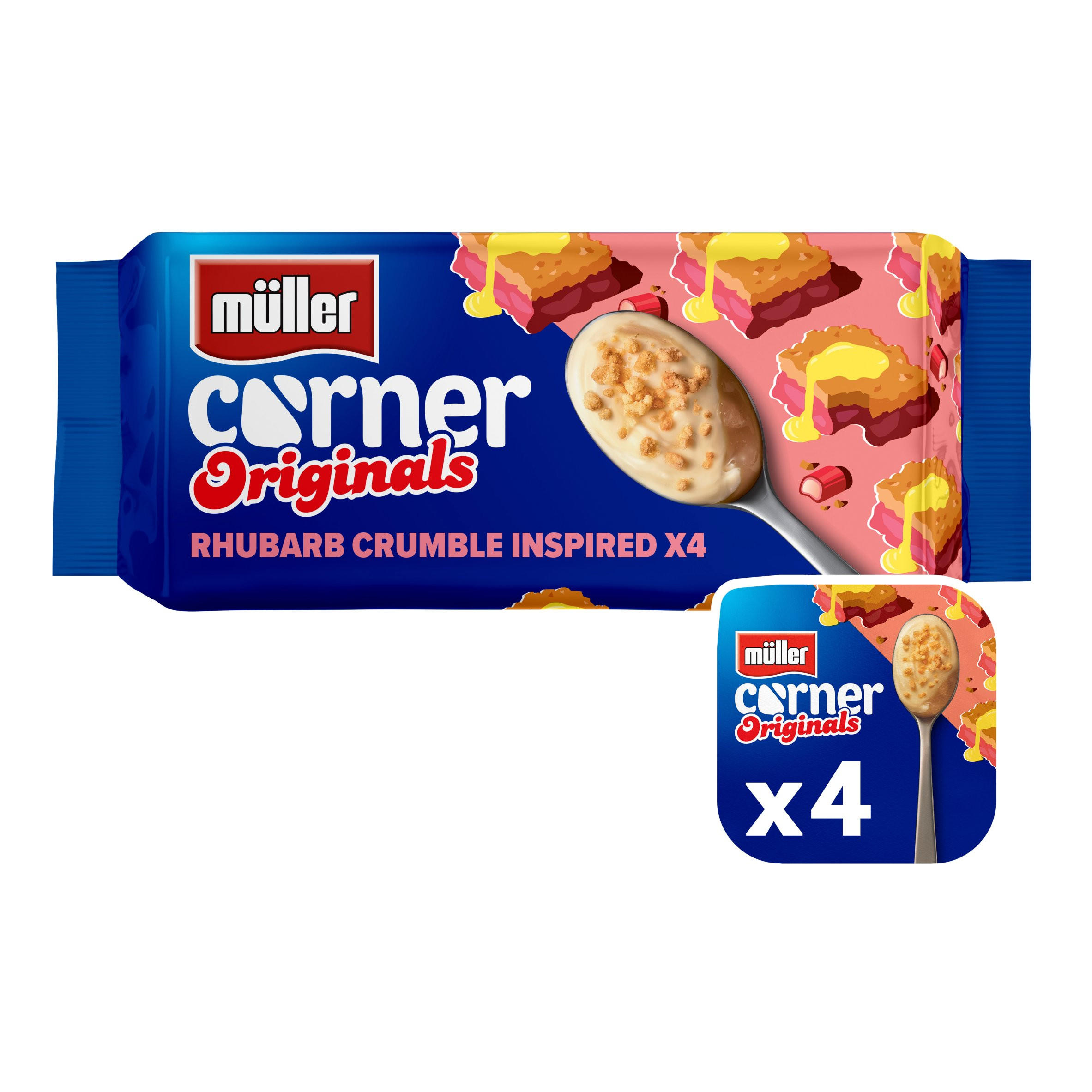 Müller Corner Originals Rhubarb Crumble Yogurt