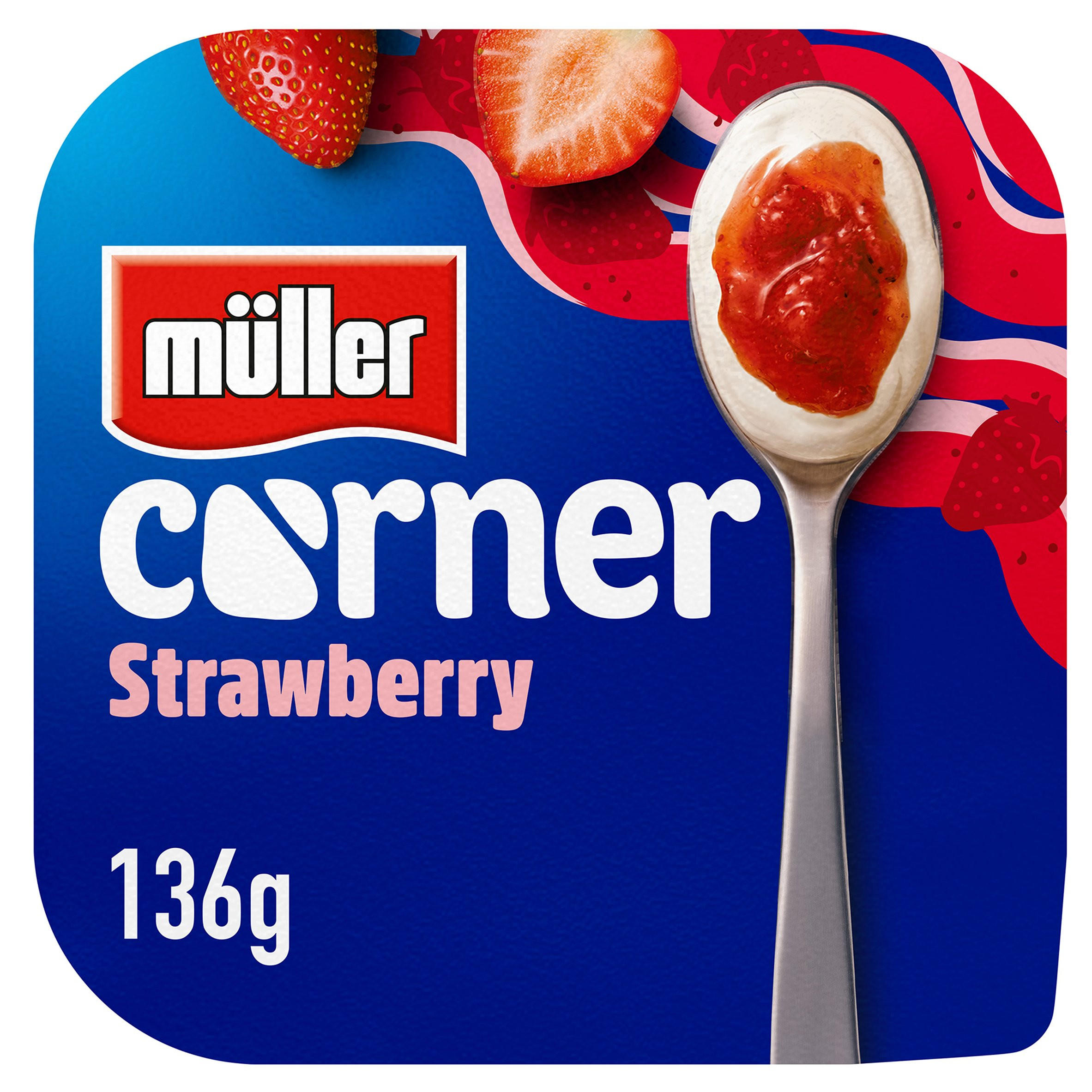 Müller Corner Strawberry 136g Yogurt Iceland Foods