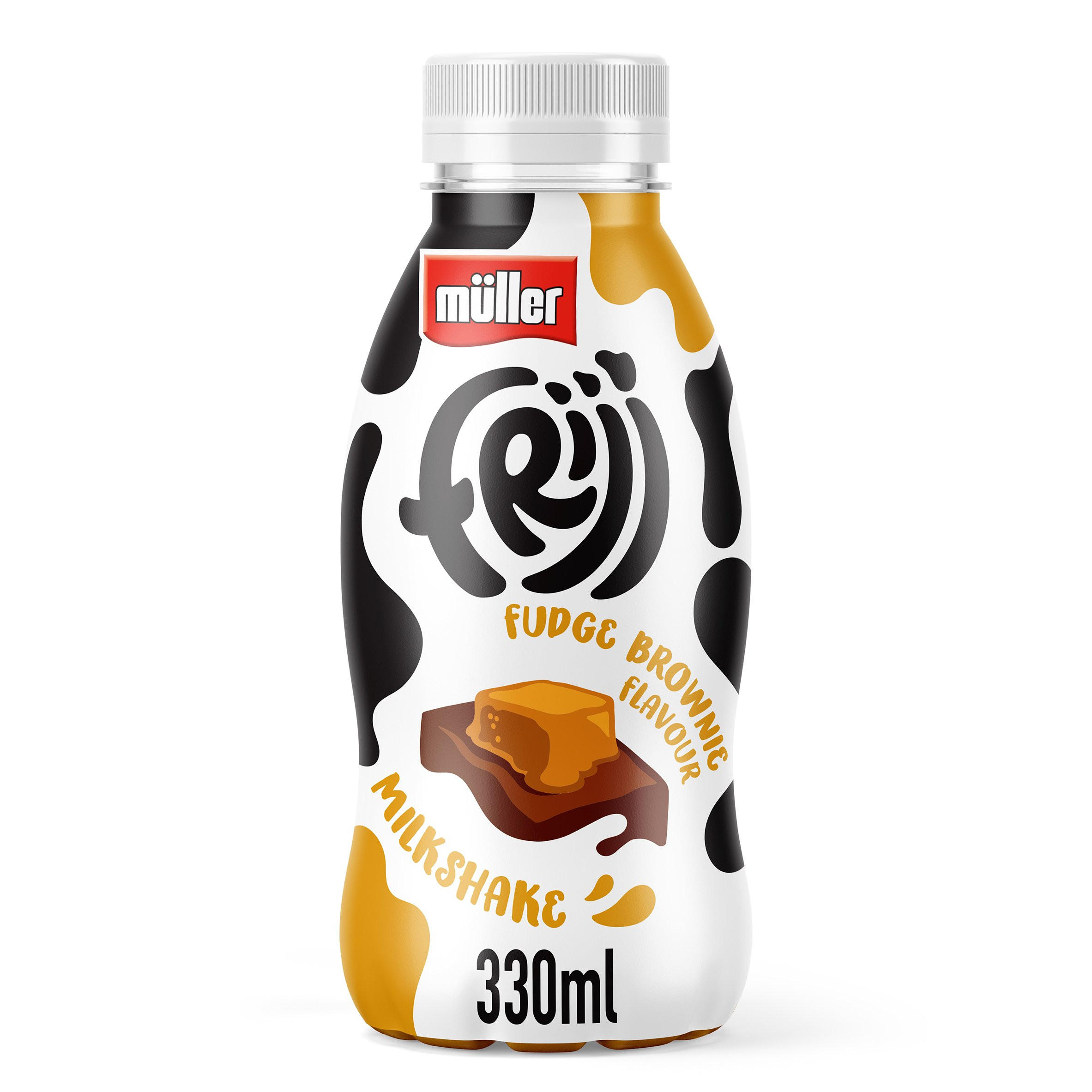 Müller Frijj Fudge Brownie Flavour Milkshake 330ml Müller Yogurts