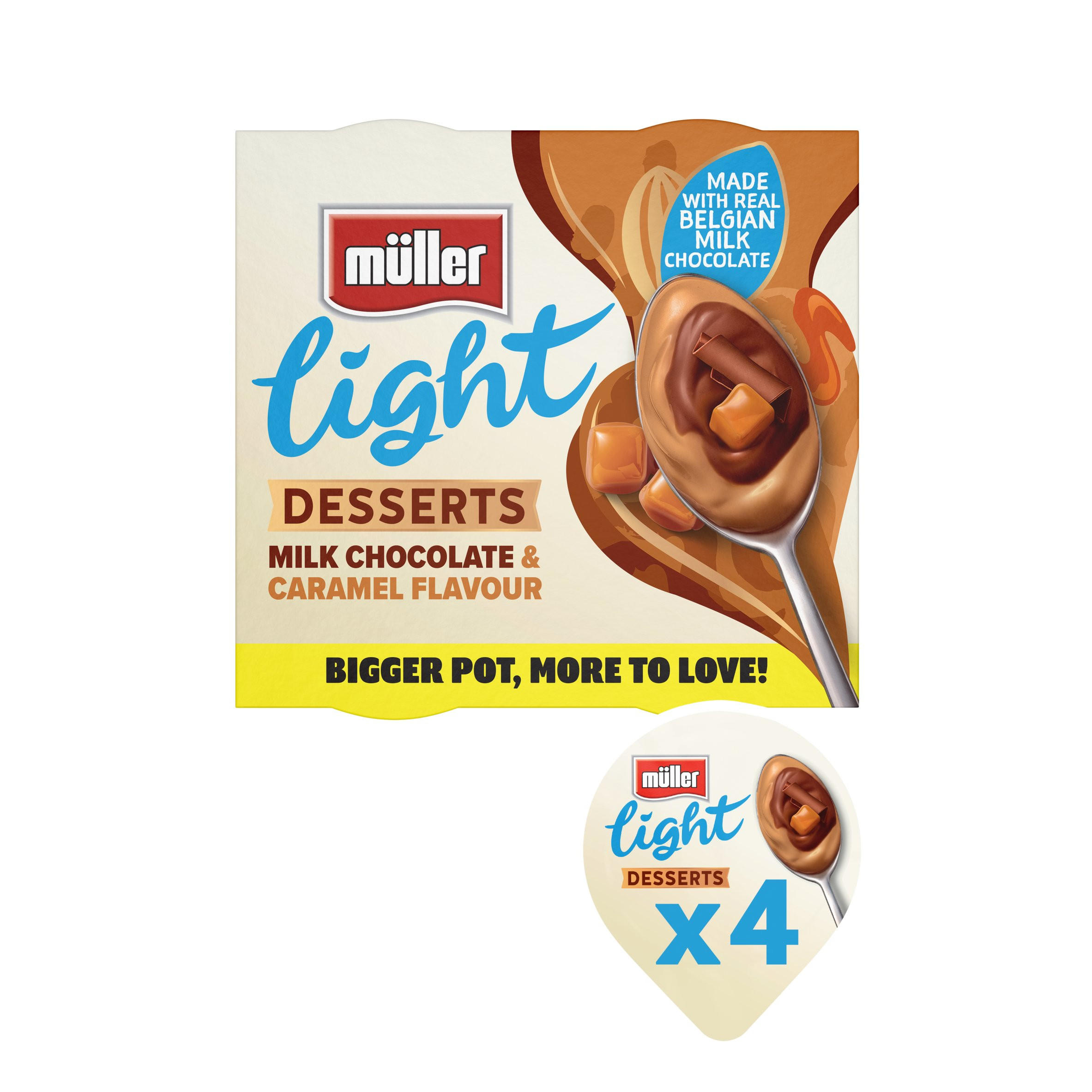 Muller light Choc Pot Chocolate & Caramel Dessert