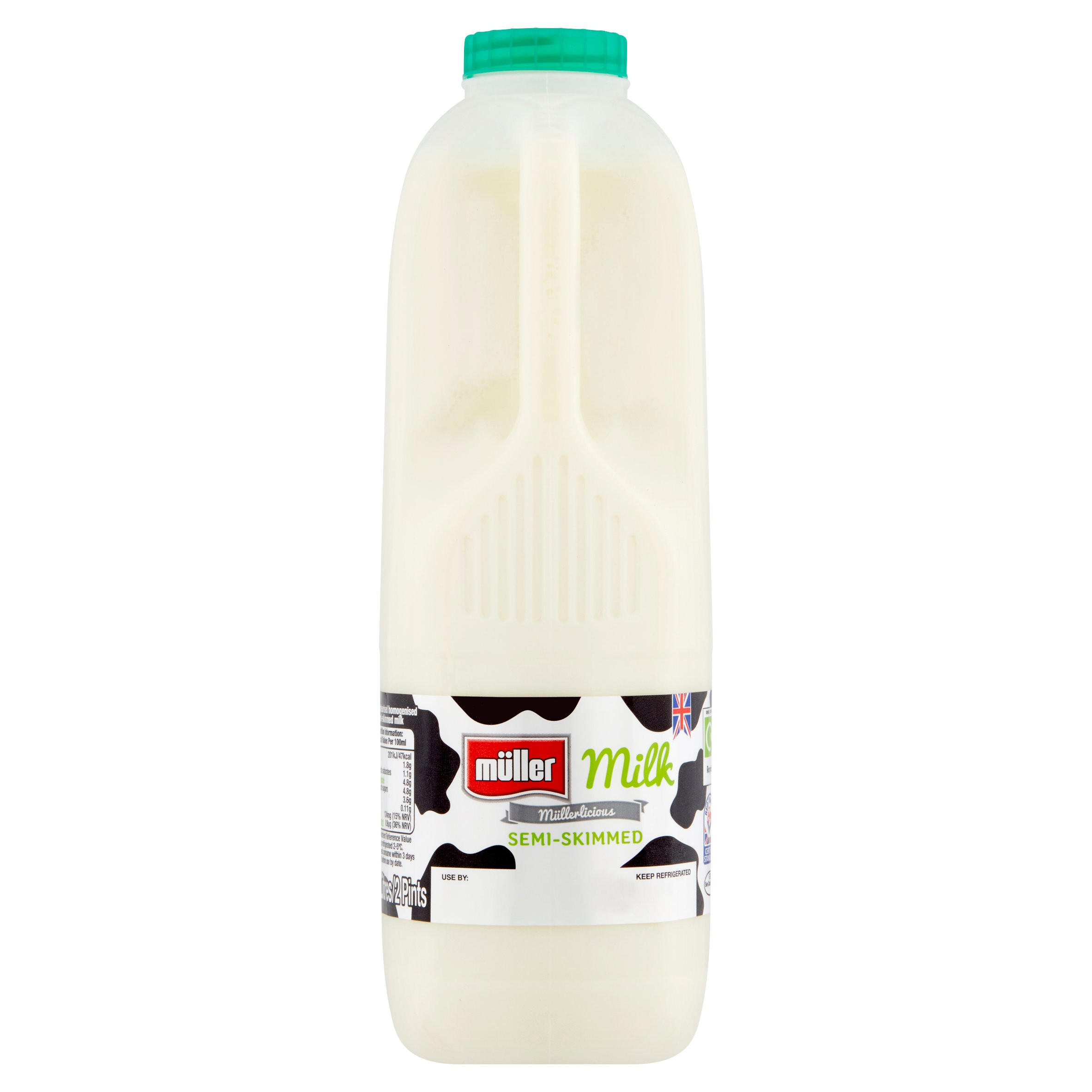 Müller Milk Semi-Skimmed 2 Pints 1.136 Litres | Milk | Iceland Foods