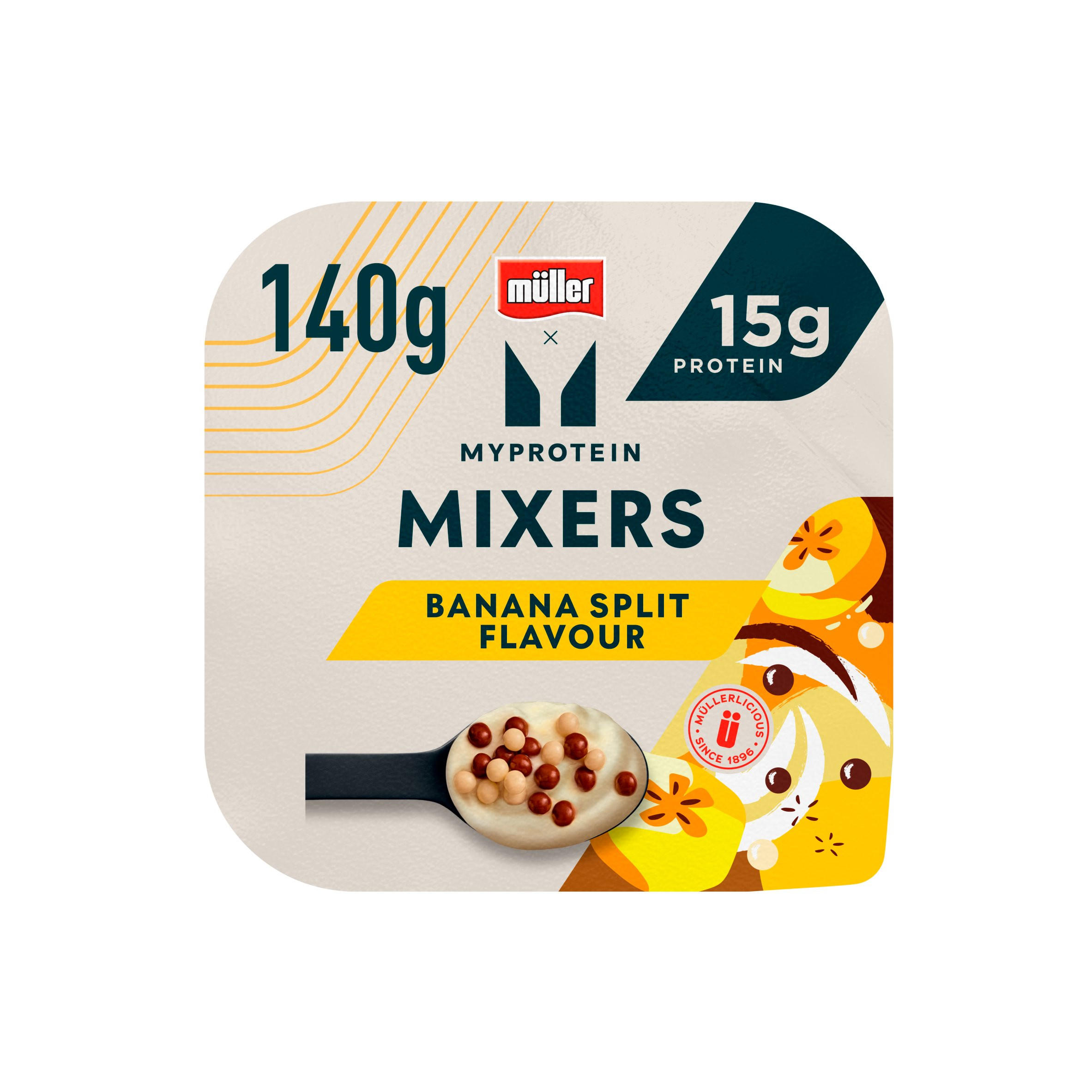 Müller Myprotein Banana Split Flavour Mixers 140g