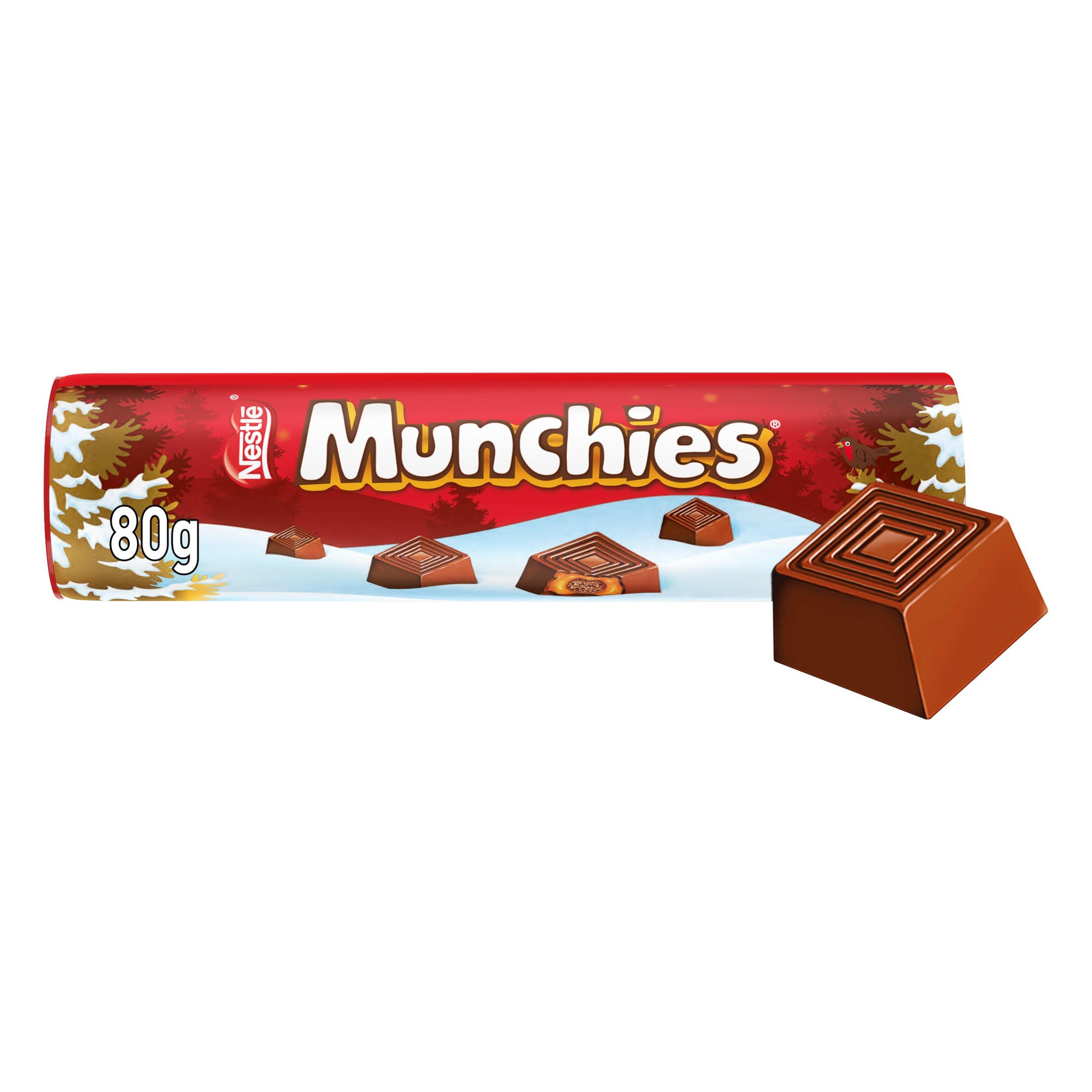 Munchies Milk Chocolate & Caramel Giant Tube 80g