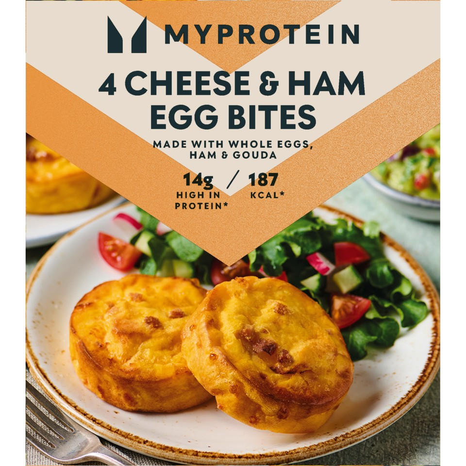 Myprotein Cheese & Ham Egg Bites 200g, folic acid free