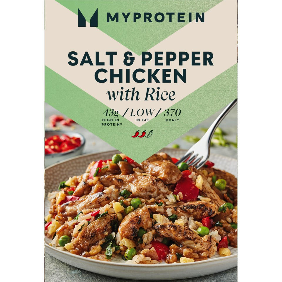 Myprotein Salt & Pepper Chicken with Rice 350g Chinese & Oriental Iceland Foods