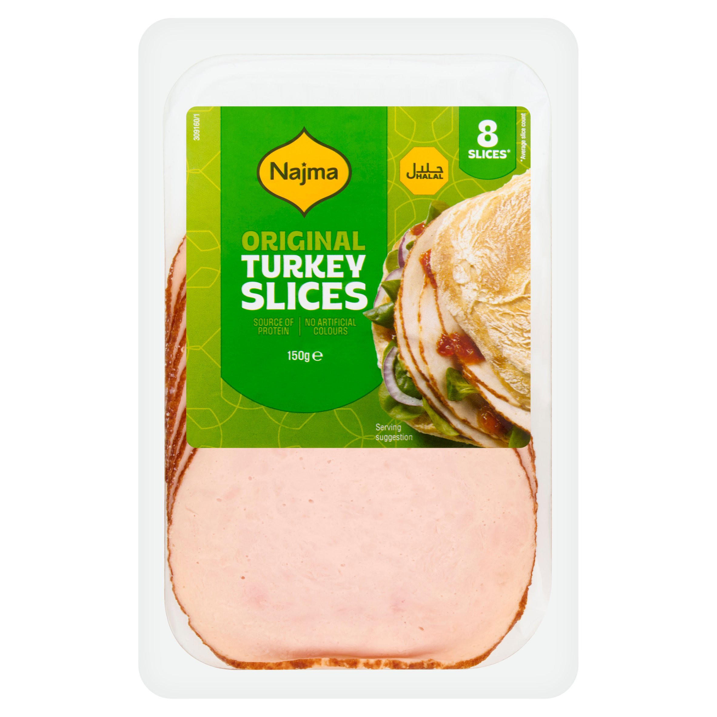 Najma Original Turkey Slices 150g