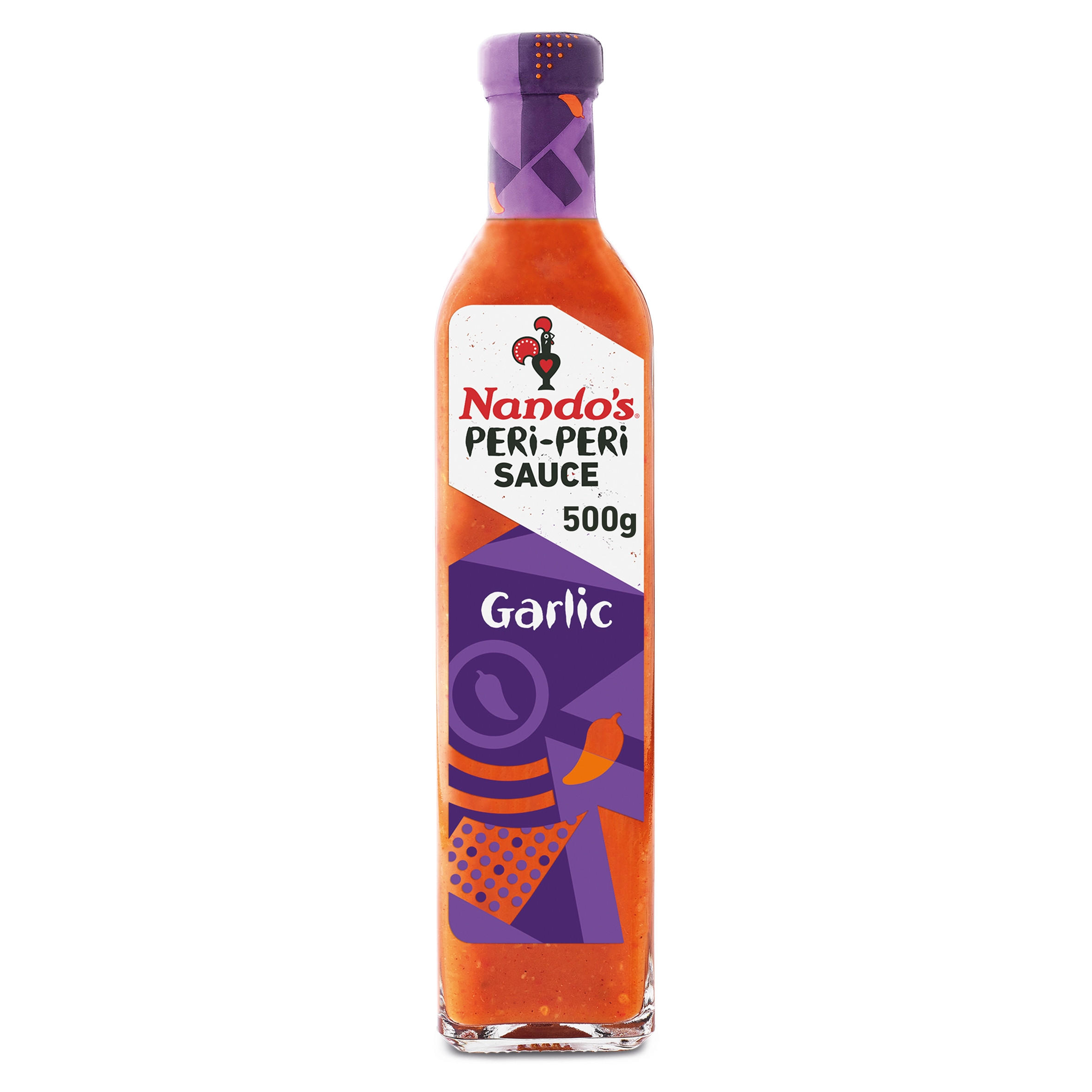 Nando's Medium Peri-Peri Sauce Garlic 500g | Iceland Foods