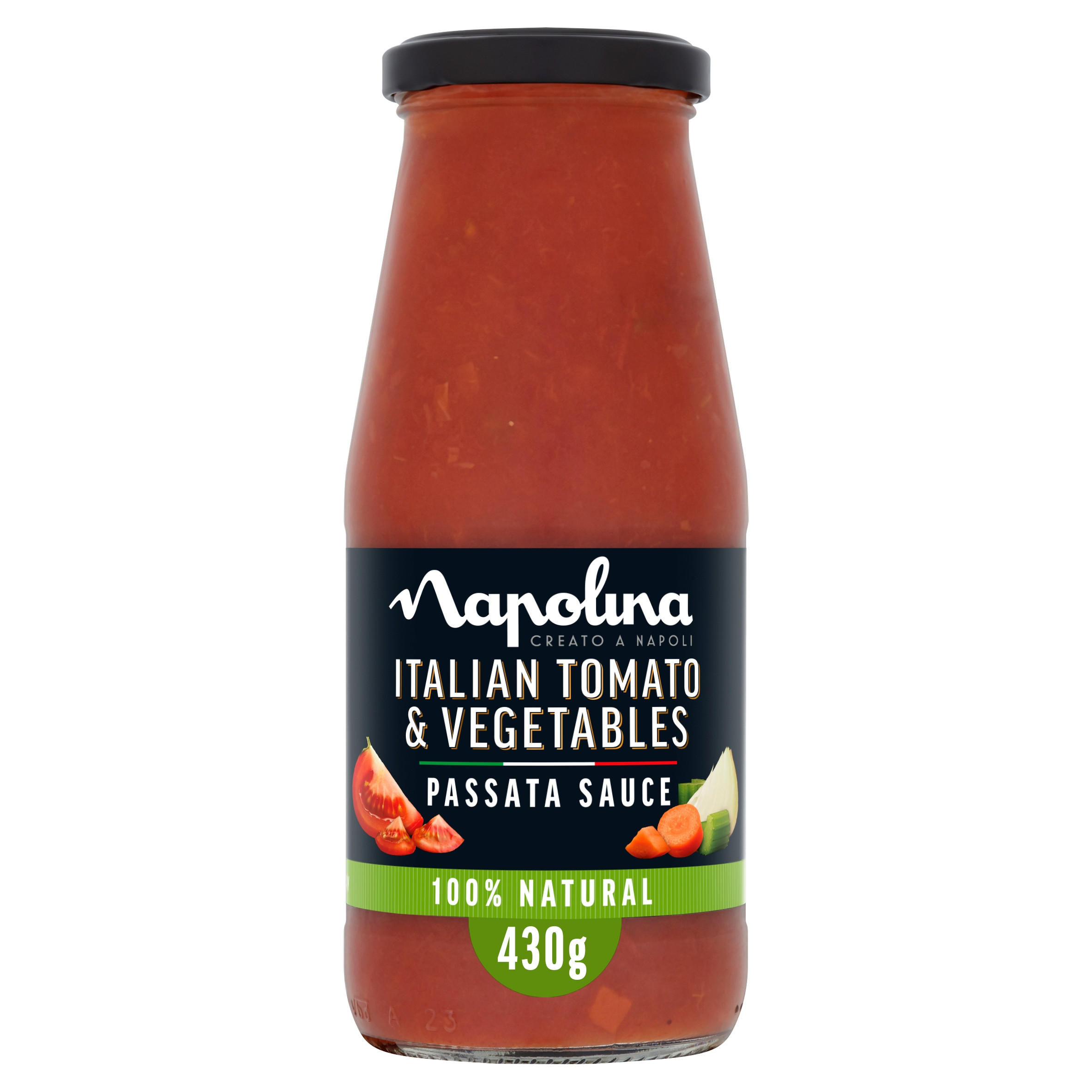 Napolina Italian Tomato & Vegetables Passata Sauce 430g, folic acid free