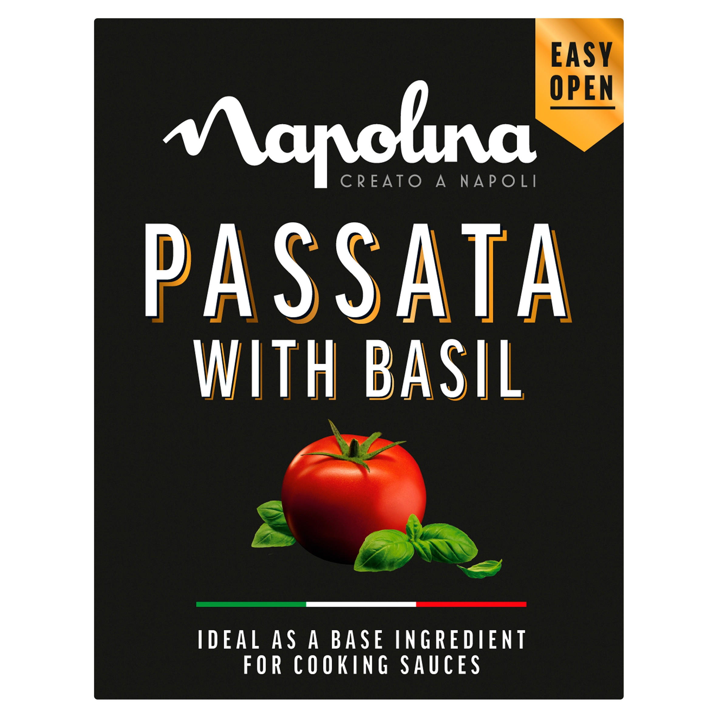 Napolina Passata with Basil 390g Traditional Sauces Iceland Foods