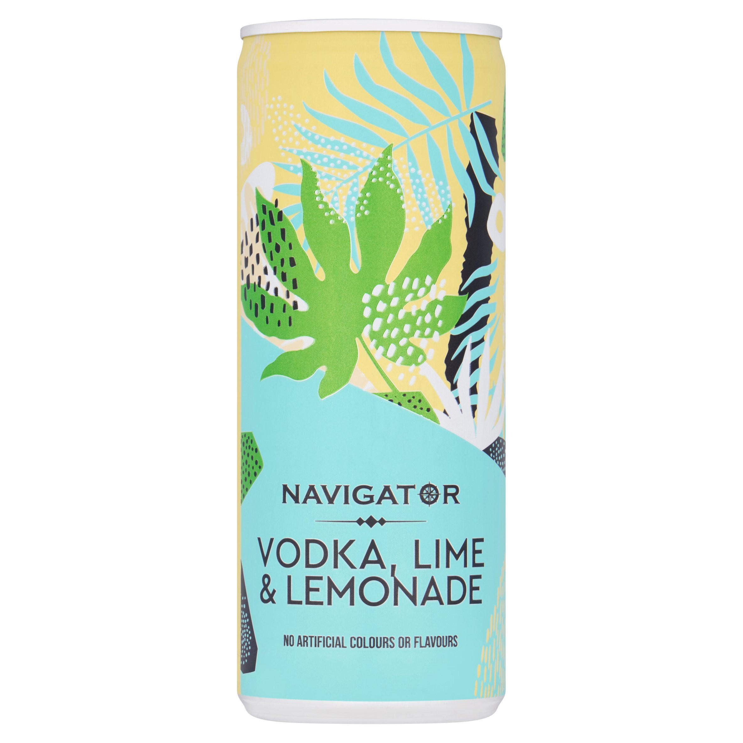 Navigator Vodka, Lime & Lemonade 250ml Iceland Foods