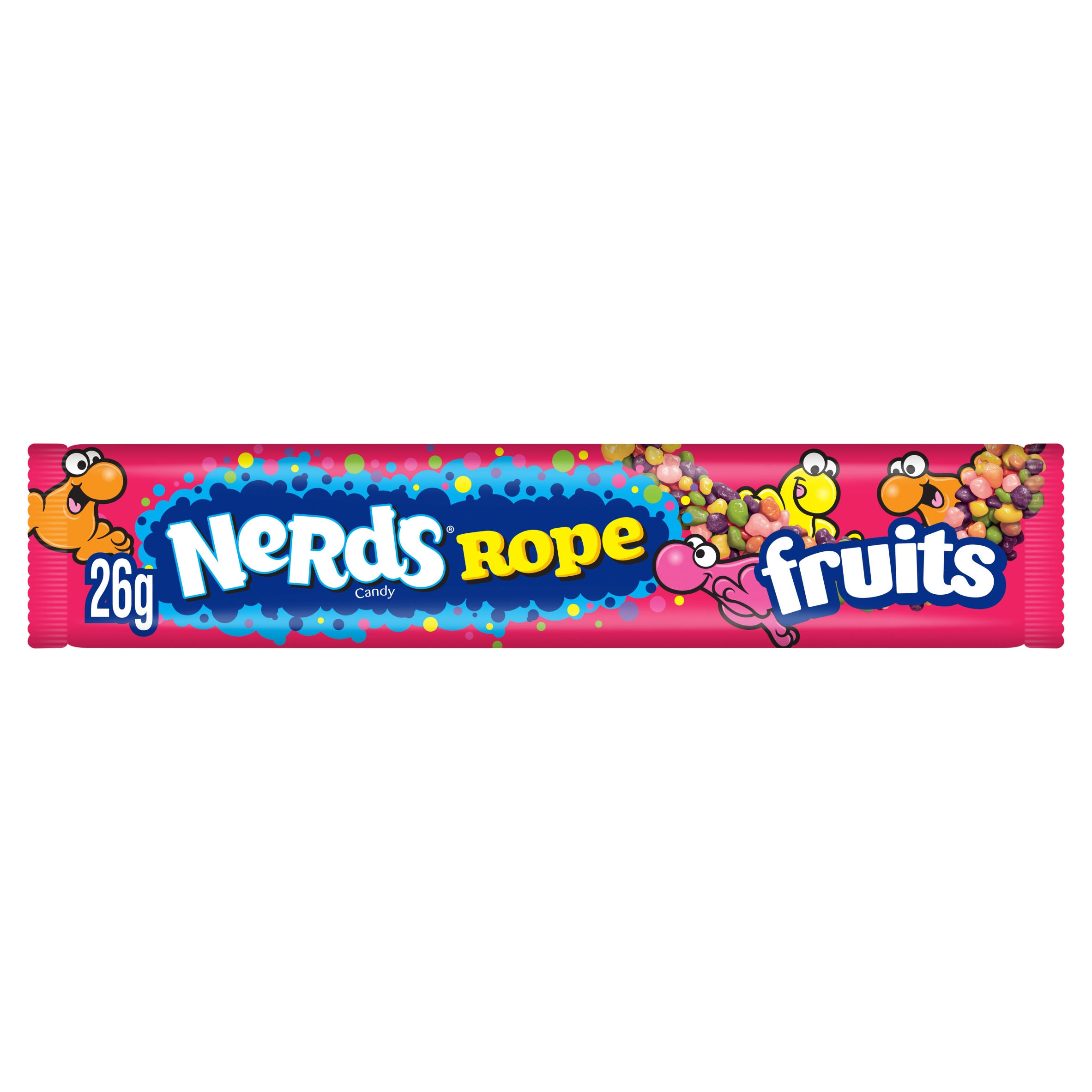 Nerds Rope Fruit-Flavour Candy 26g