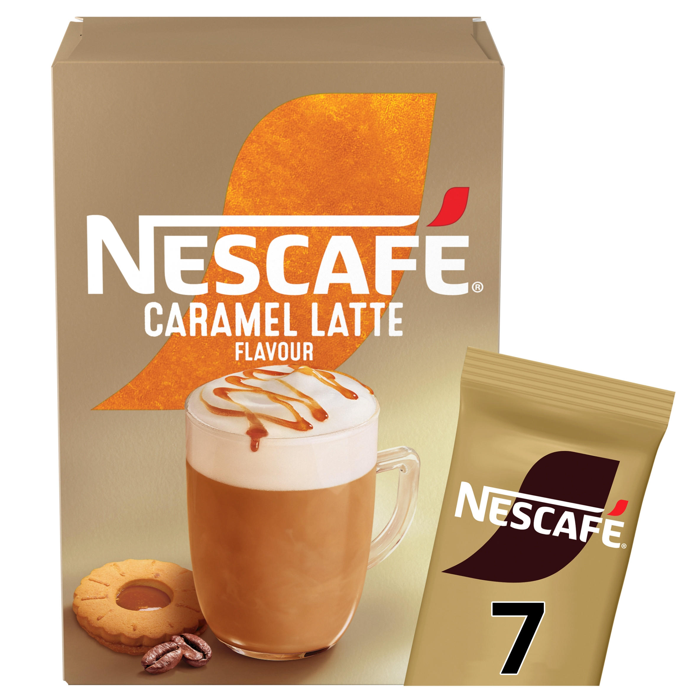 Nescafe Caramel Latte Instant Coffee 12 sachets