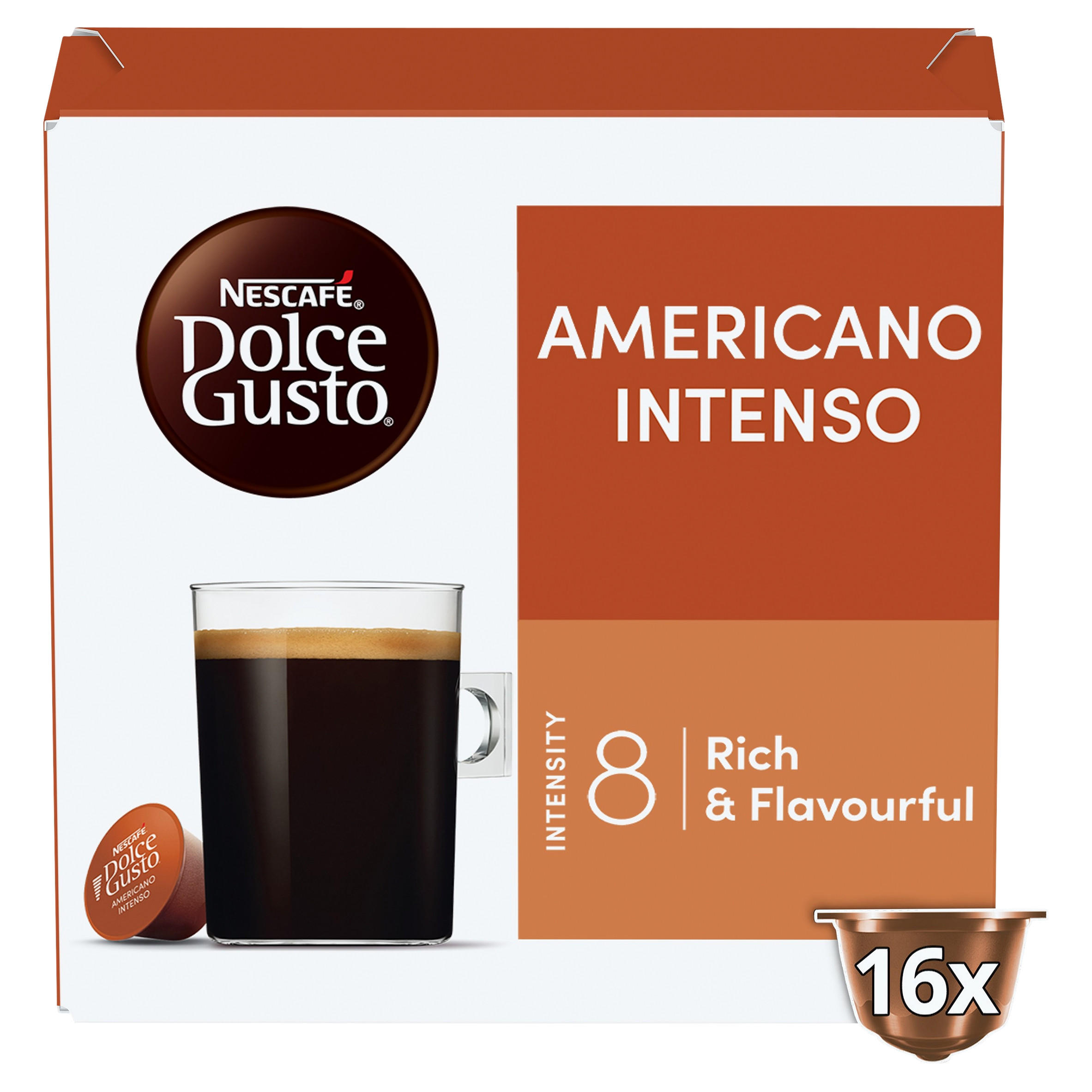 Nescafé Dolce Gusto Americano Coffee Pods x16
