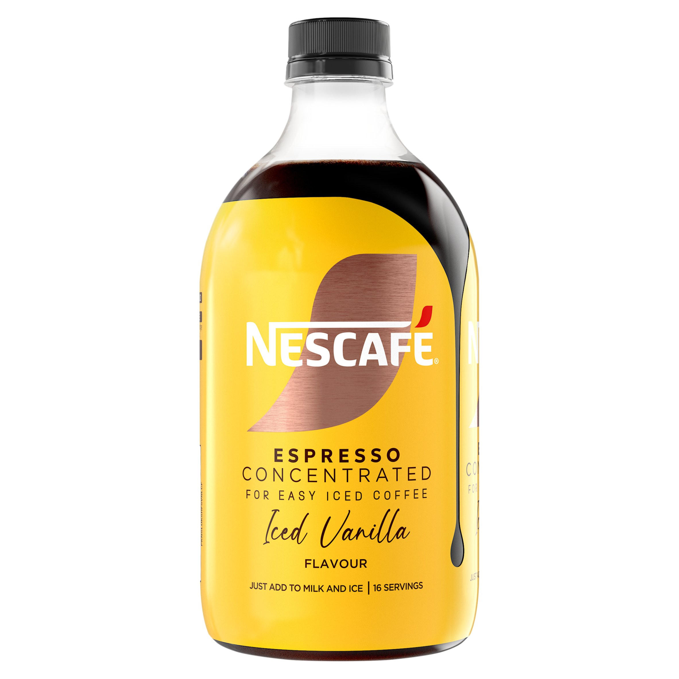 Iced Coffee Espresso Concentrated Vanilla Flavour 500ml