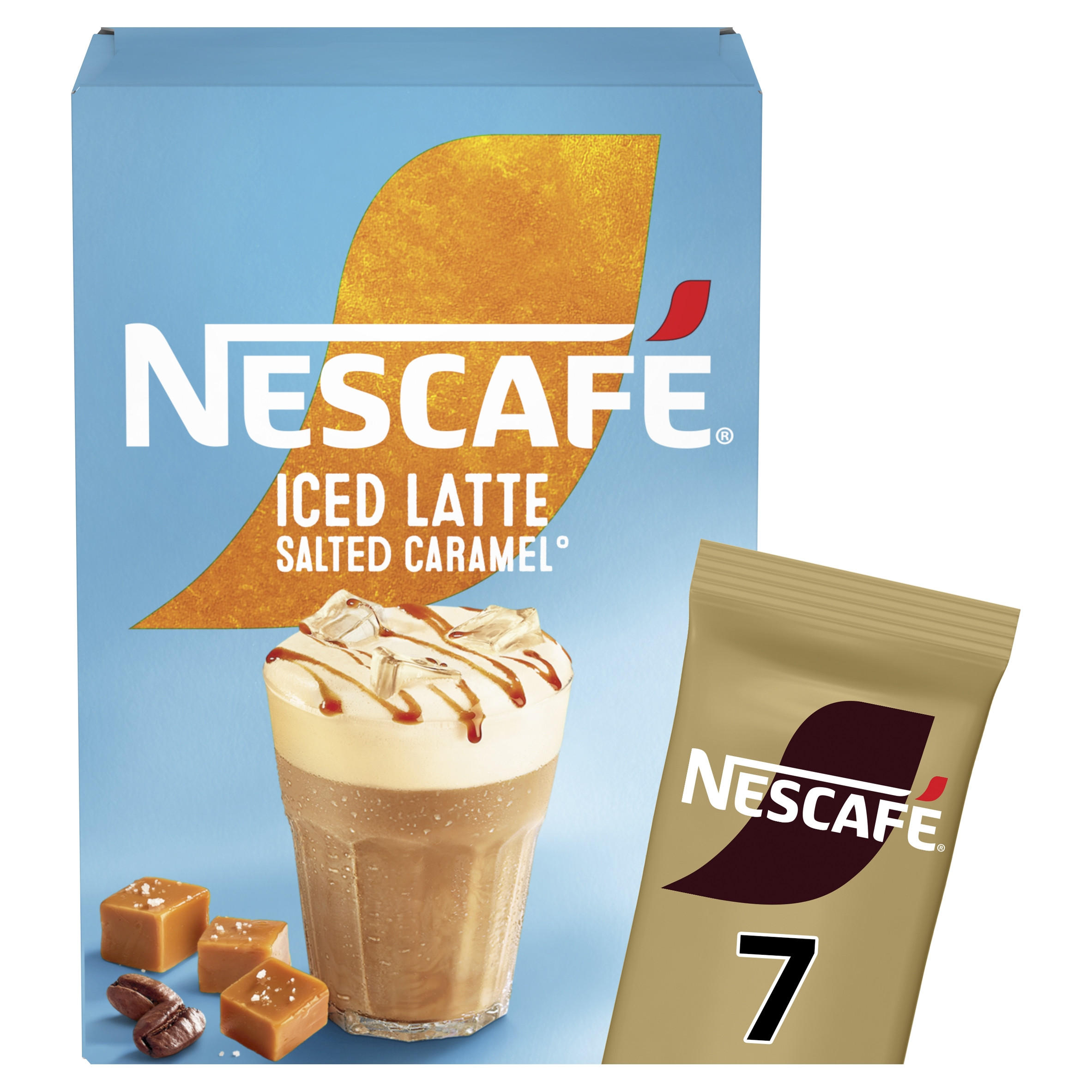 Nescafe Gold Iced Salted Caramel Latte 7 per Pack