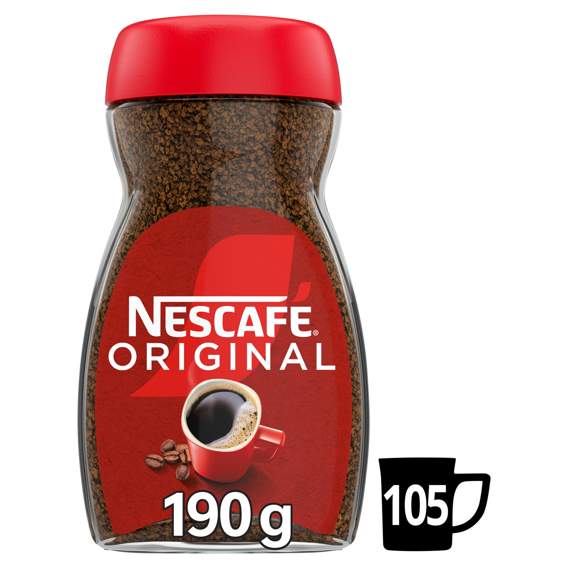 Nescafe Original Decaf Instant Coffee 190g