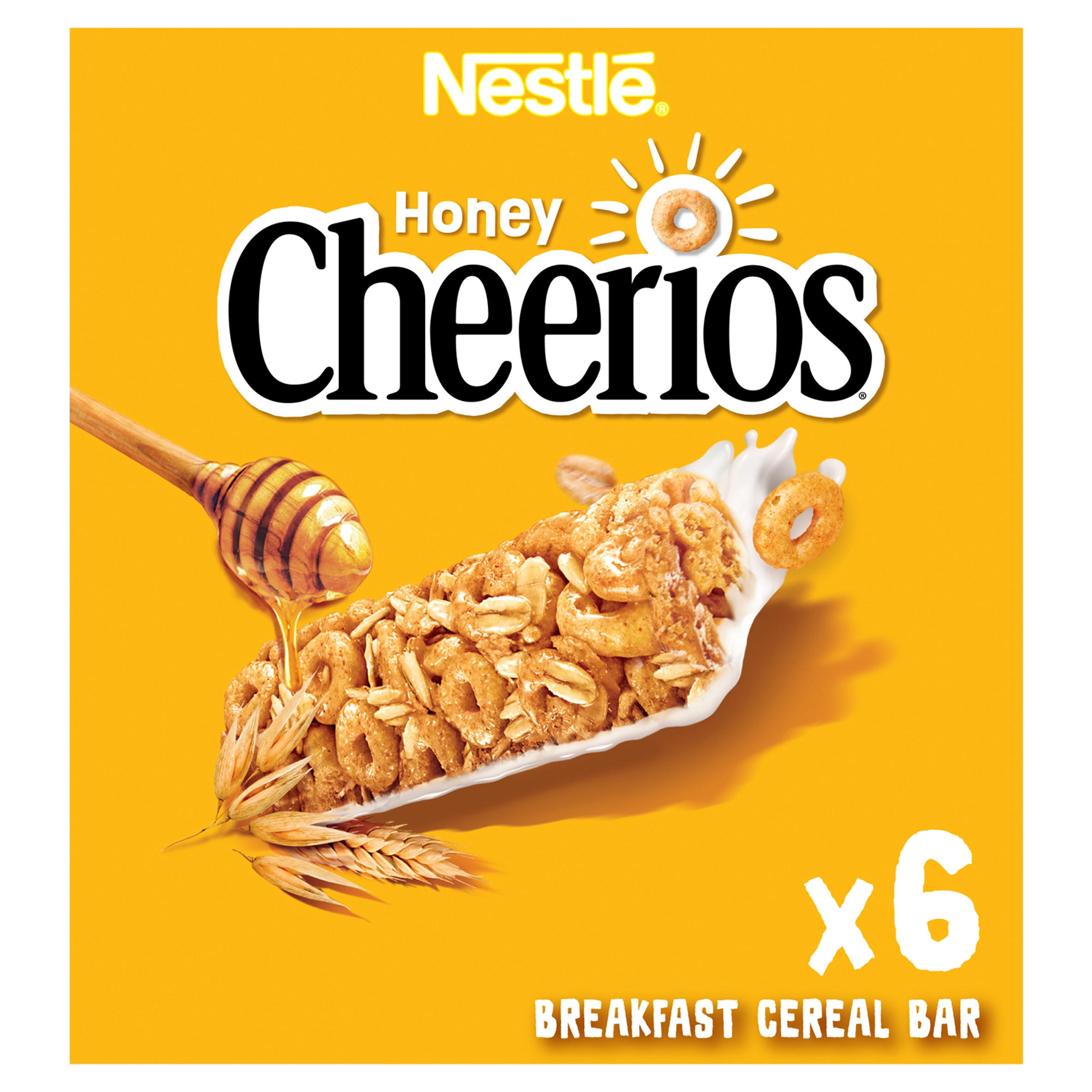 Nestlé Cheerios Honey Breakfast Cereal Bars 6x22g