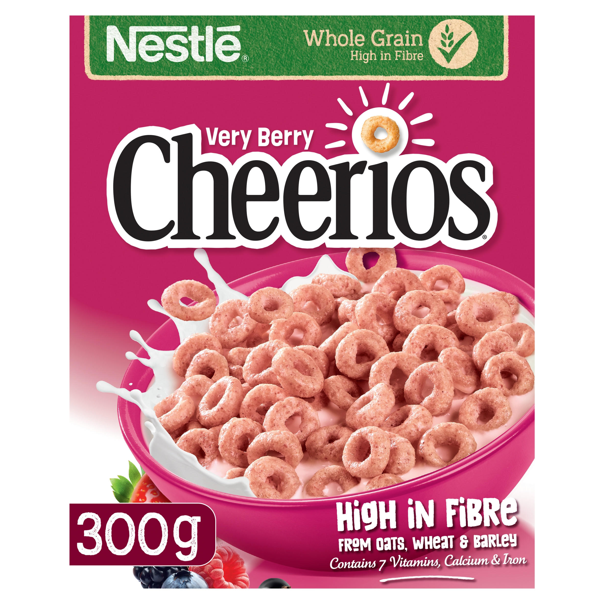 Cheerios Very Berry Multigrain Breakfast Cereal 435g