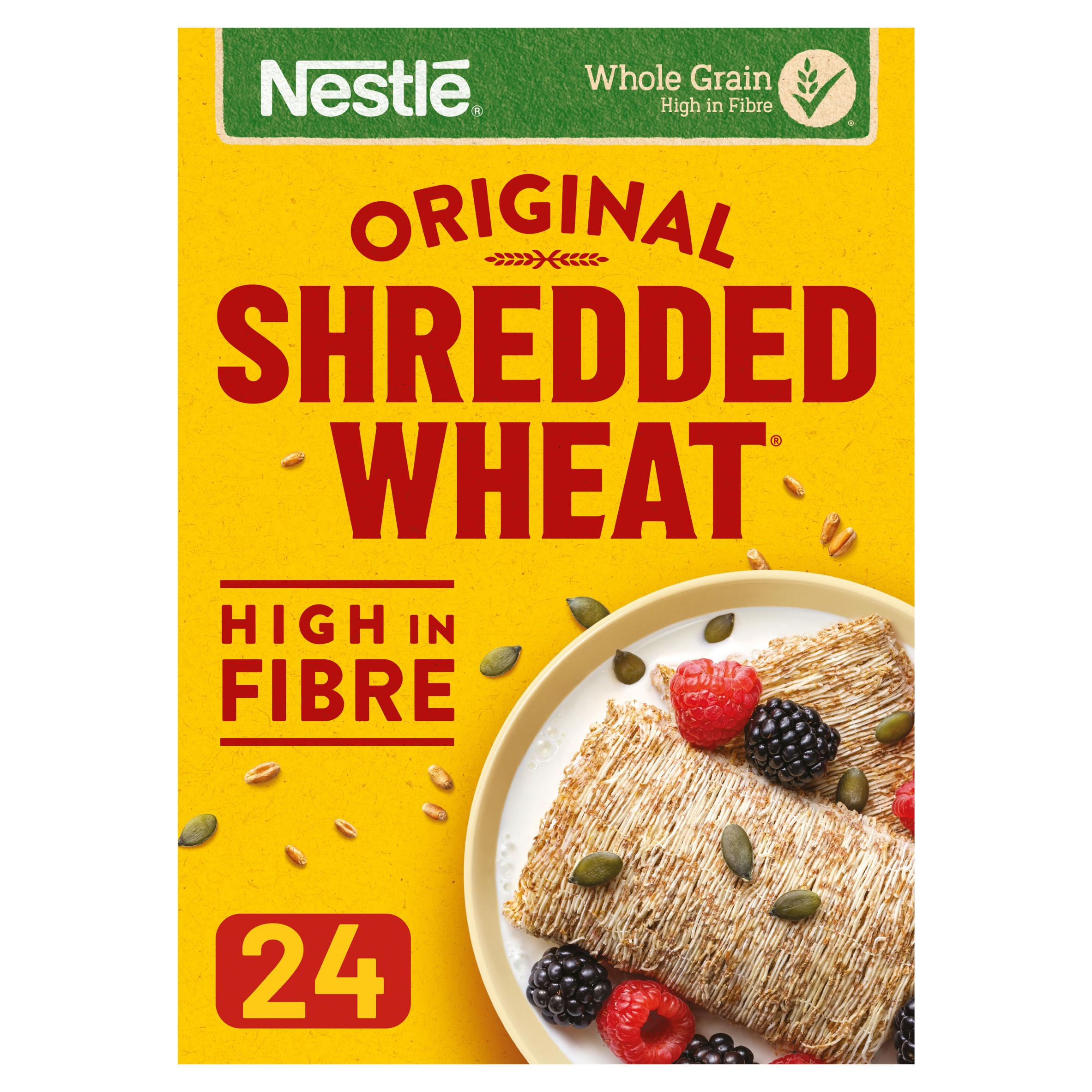 Nestlé Shredded Wheat Original Breakfast Cereal 24 Biscuits 540g