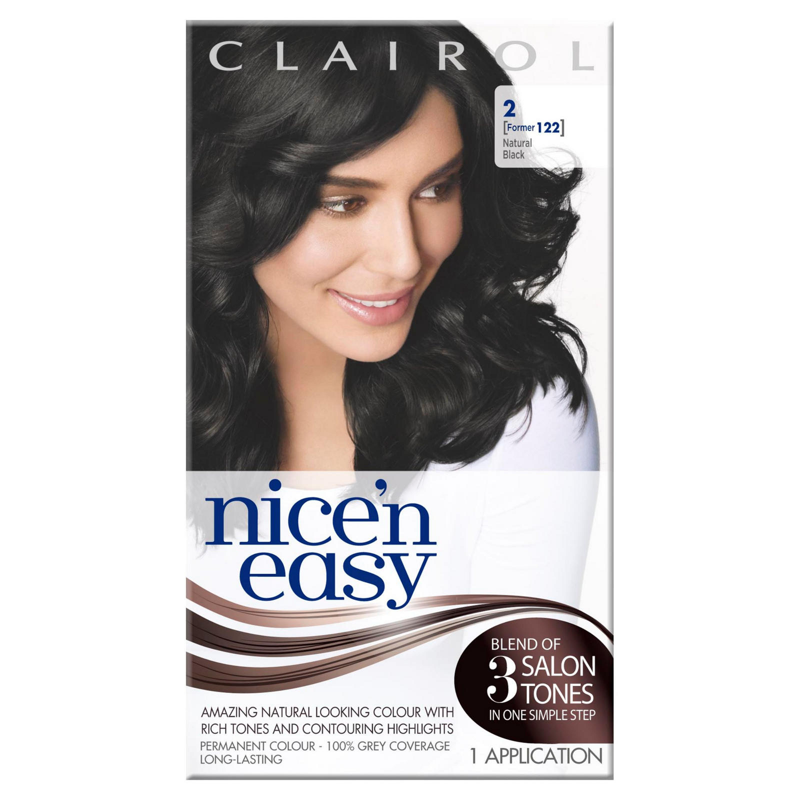 Nice'n Easy Permanent Hair Dye Natural Black #2 | Haircare | Iceland Foods