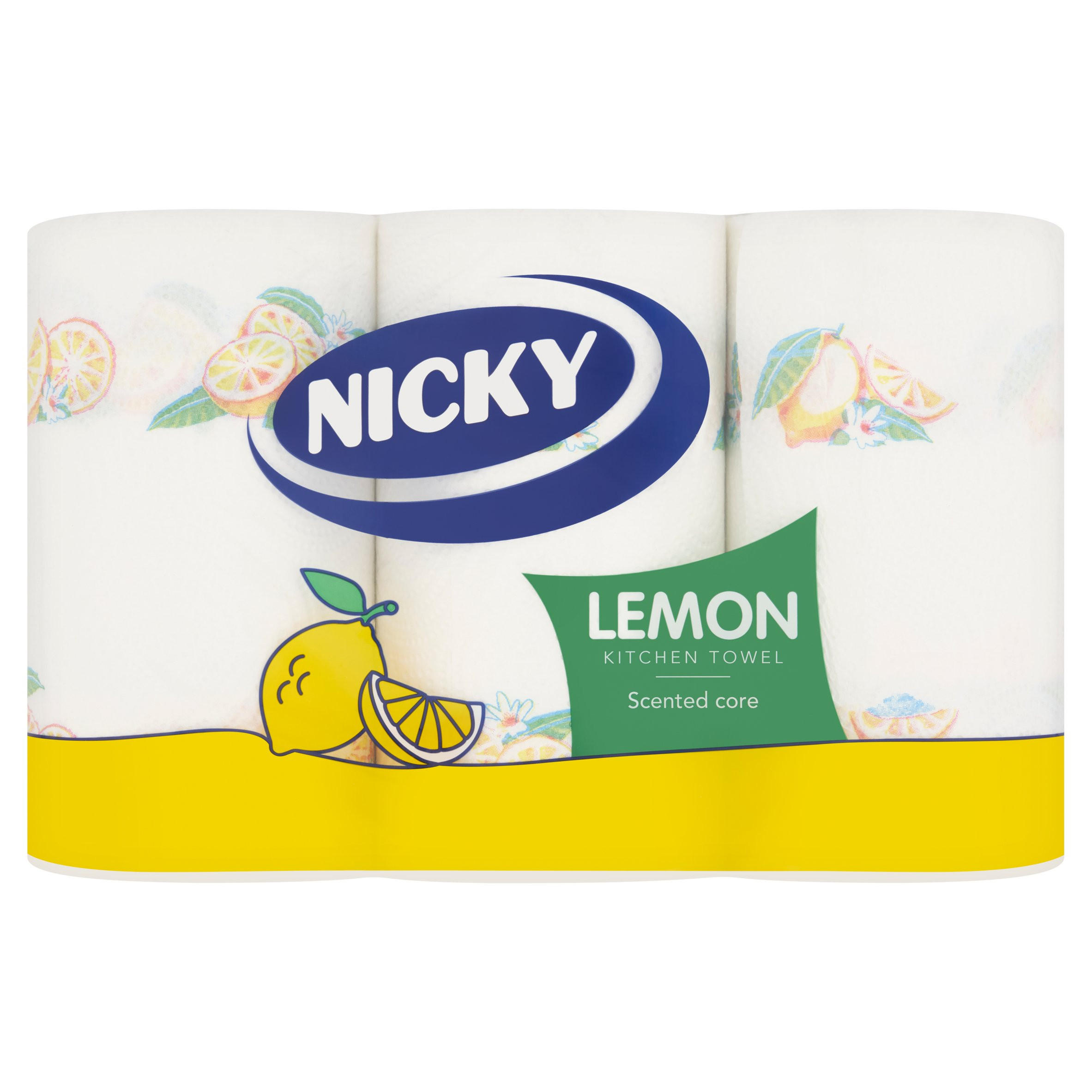 Nicky Lemon Kitchen Towel 2 Rolls