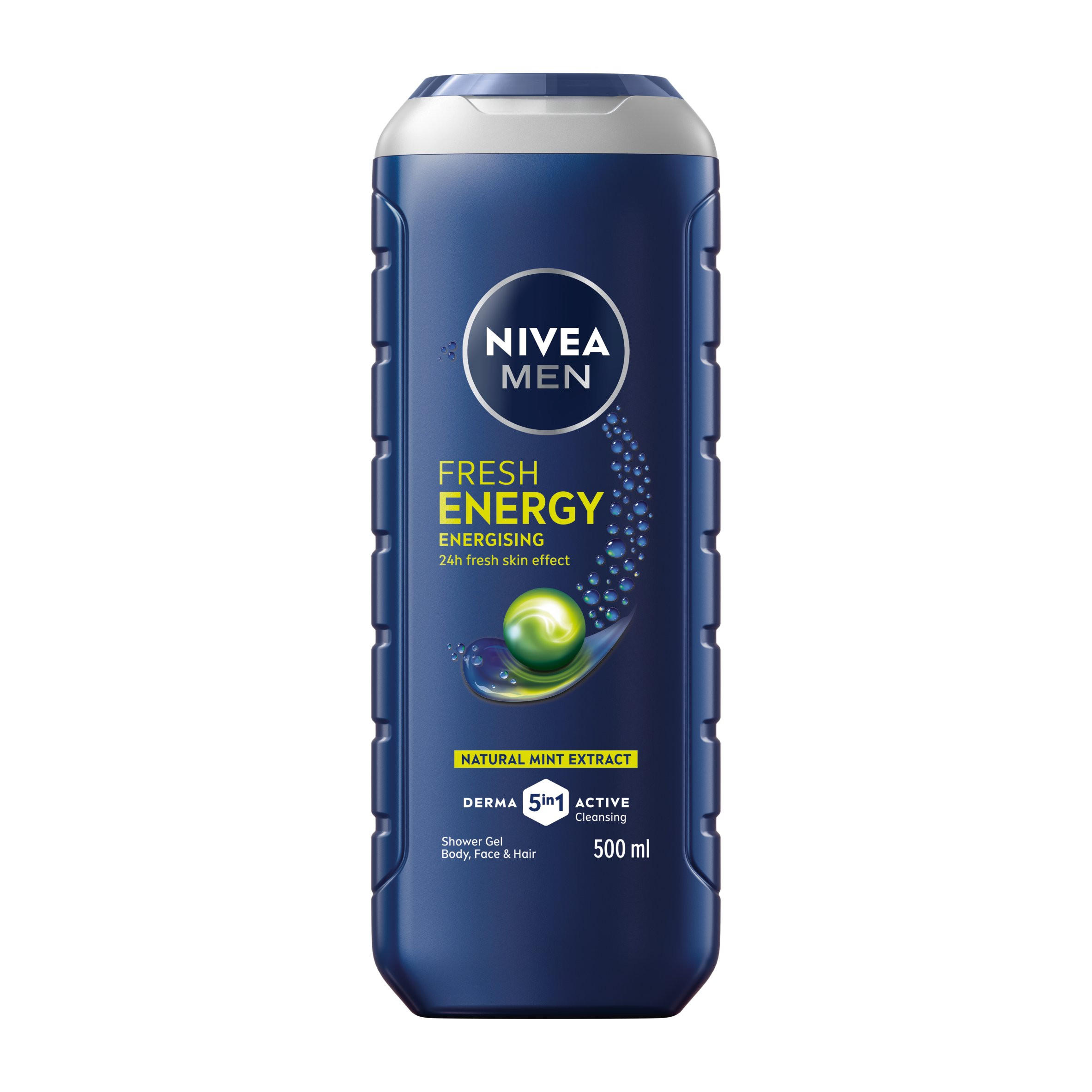 Nivea Men Energy Shower Gel 500Ml