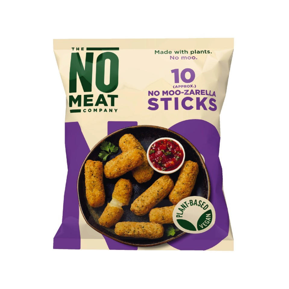 No Meat 10 (Approx.) No MooZarella Sticks 200g Vegetarian Iceland