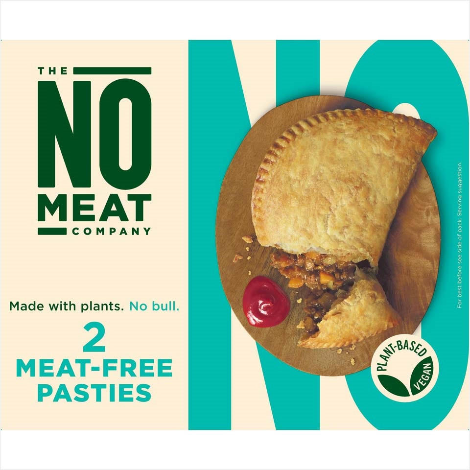 No Bull Meat Free Pasties 2 x 200g (400g)