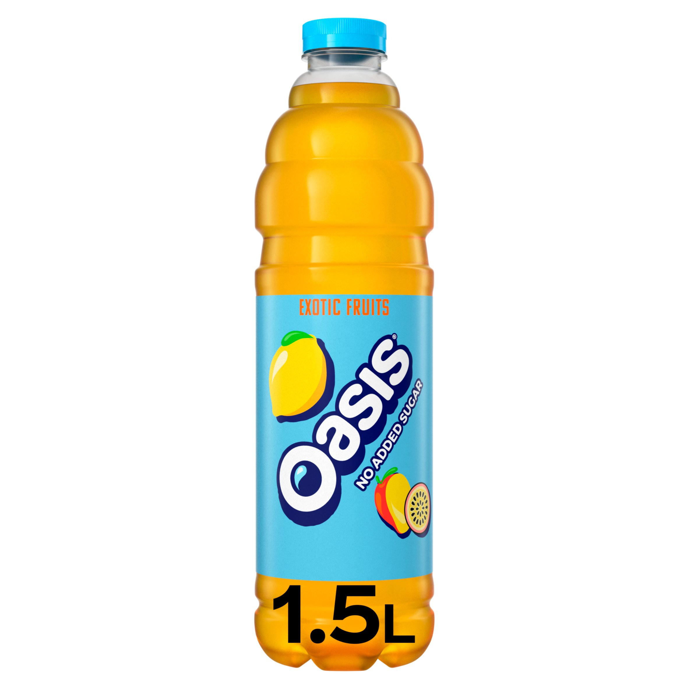 Oasis Exotic Fruit No Added Sugar 1.5L Bottle