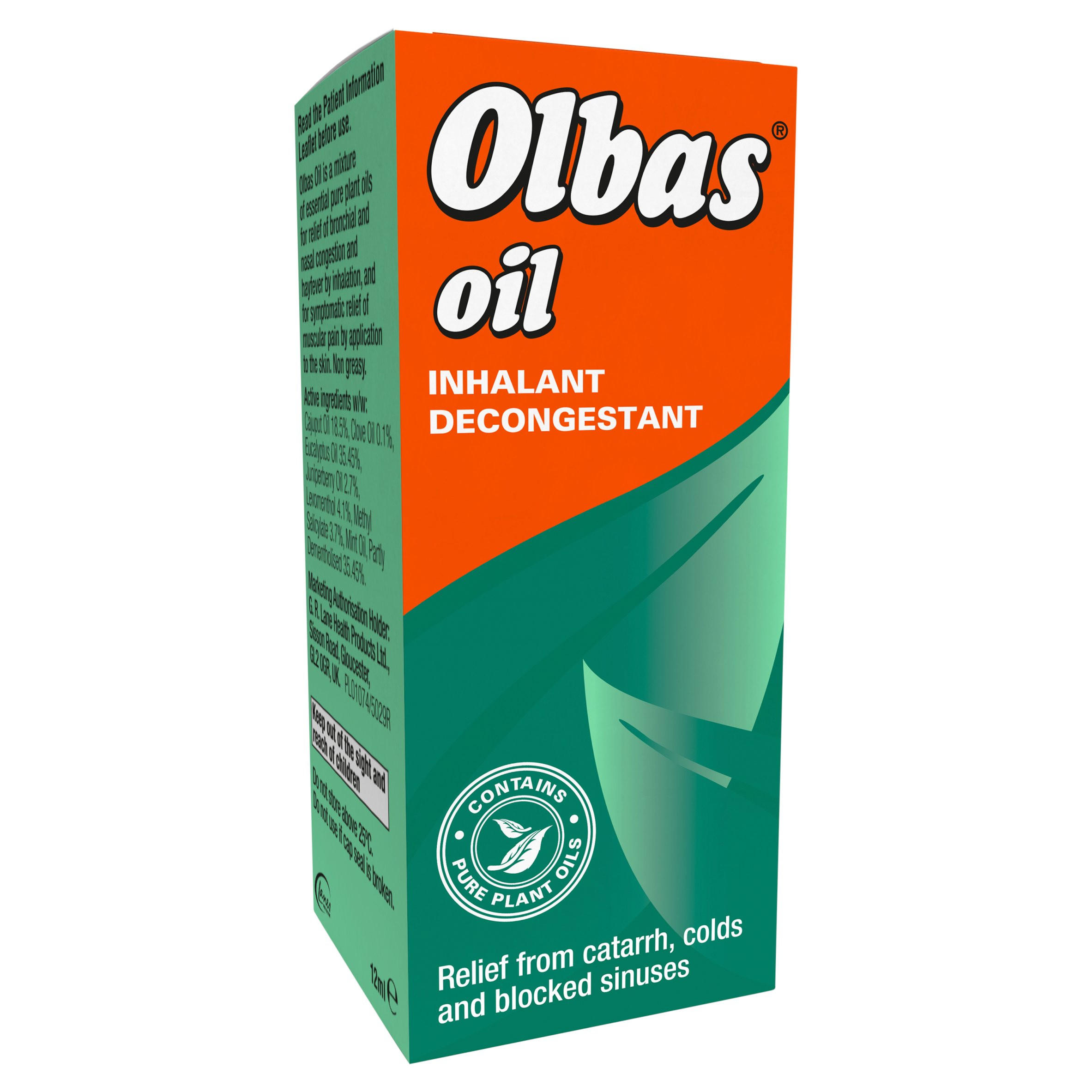 Olbas Oil Inhalant Decongestant 12ml | Medicines | Iceland Foods