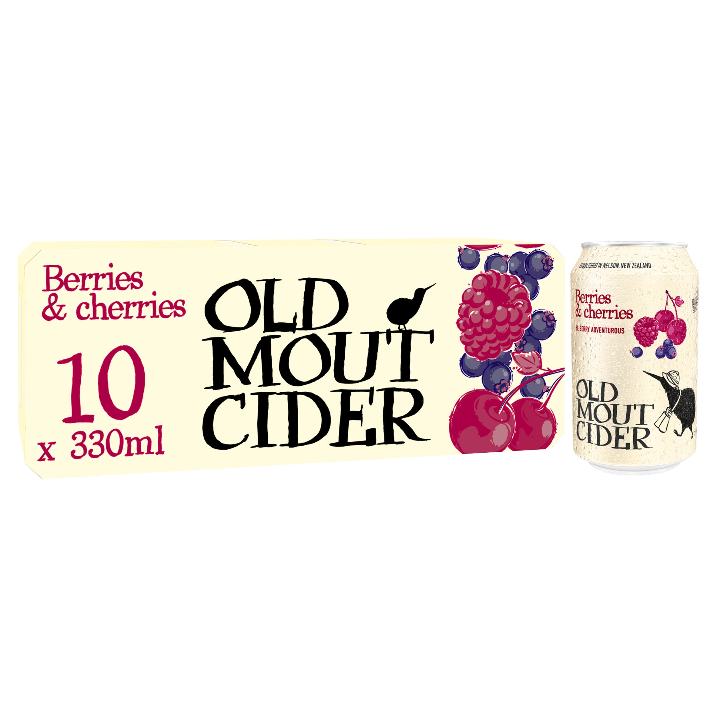 Old Mout Cider Berries & Cherries 10 x 330ml Cider Iceland Foods