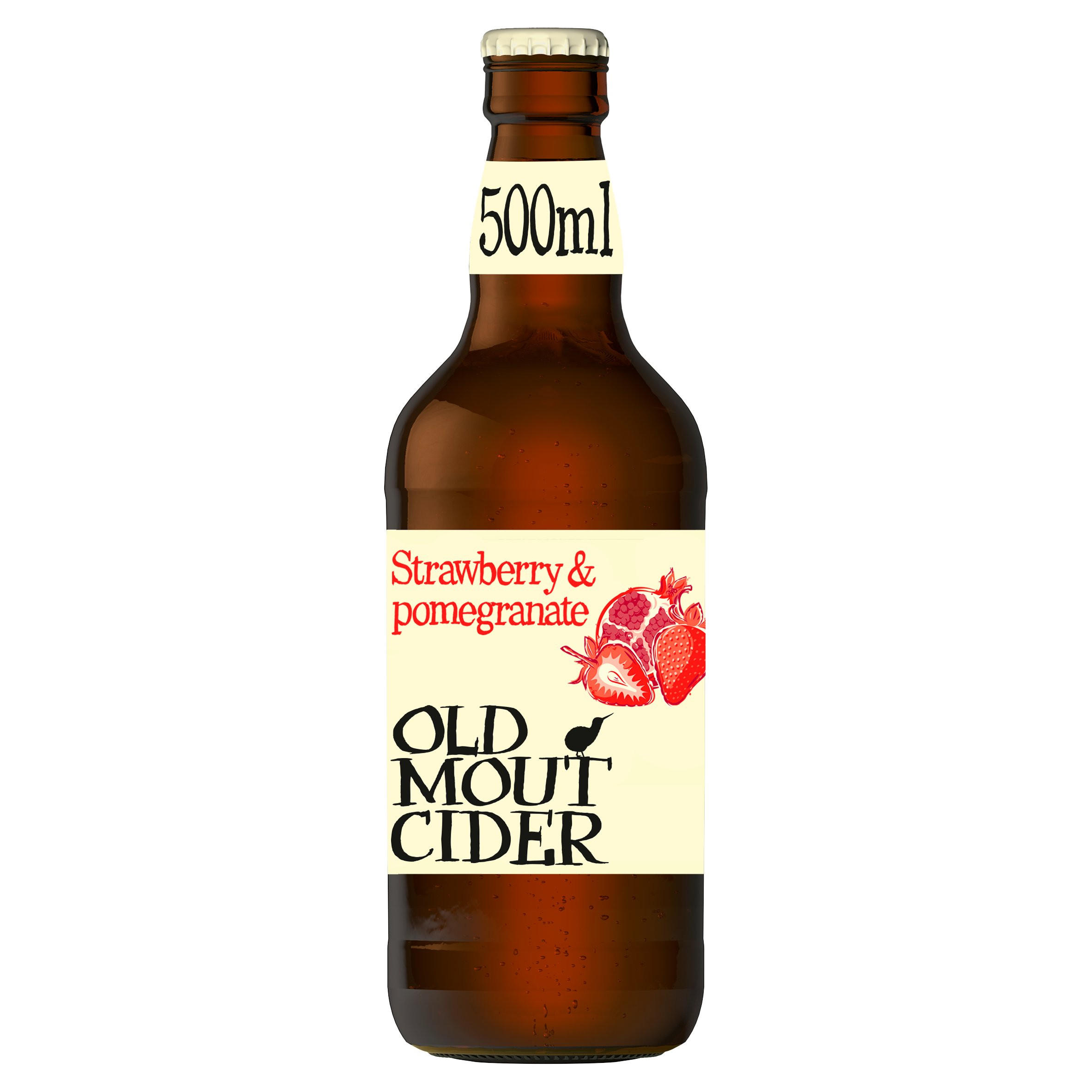 Old Mout Cider Strawberry & Pomegranate 500ml Bottle
