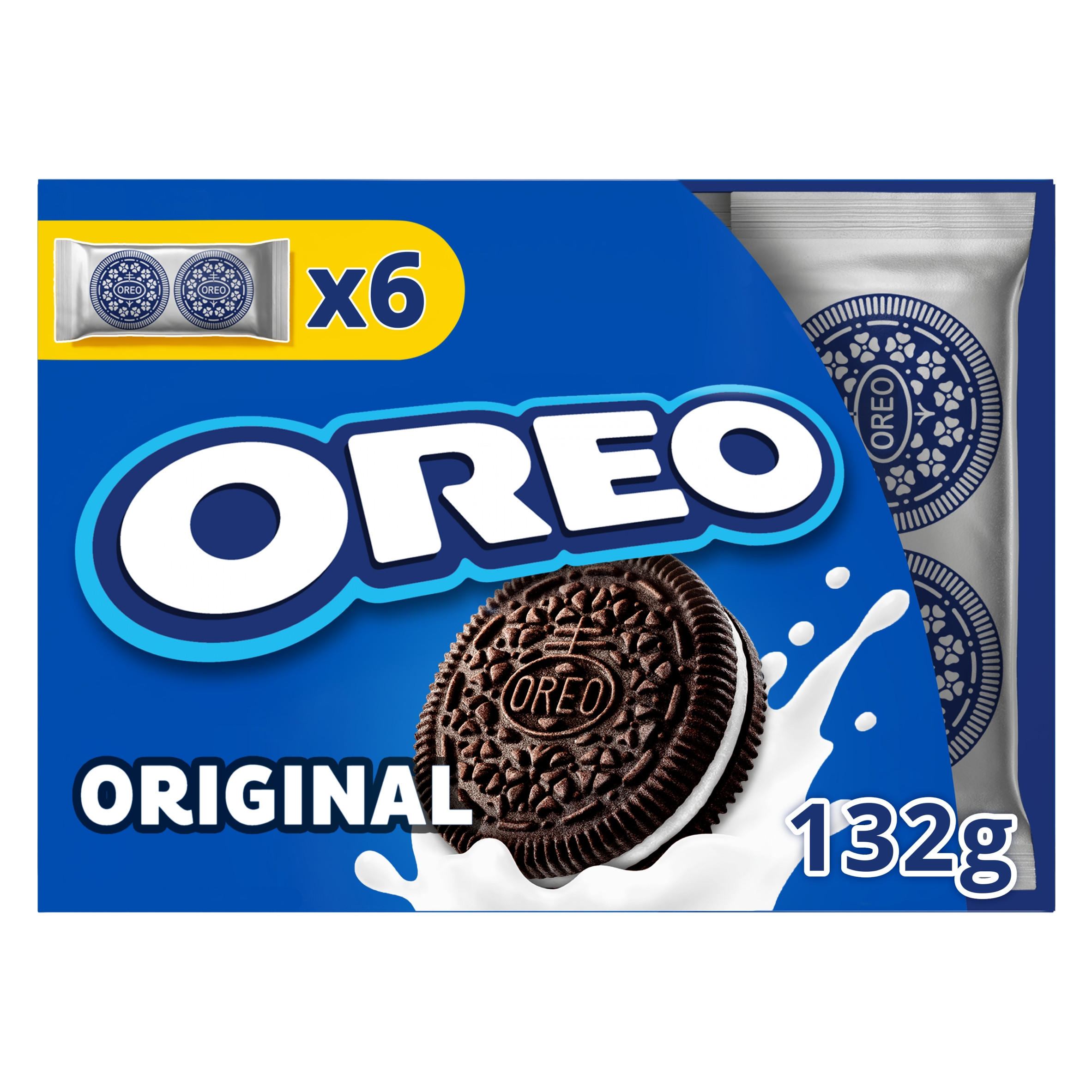 Oreo Lunchbox Vanilla Chocolate Cookies Multipack x 6 132g