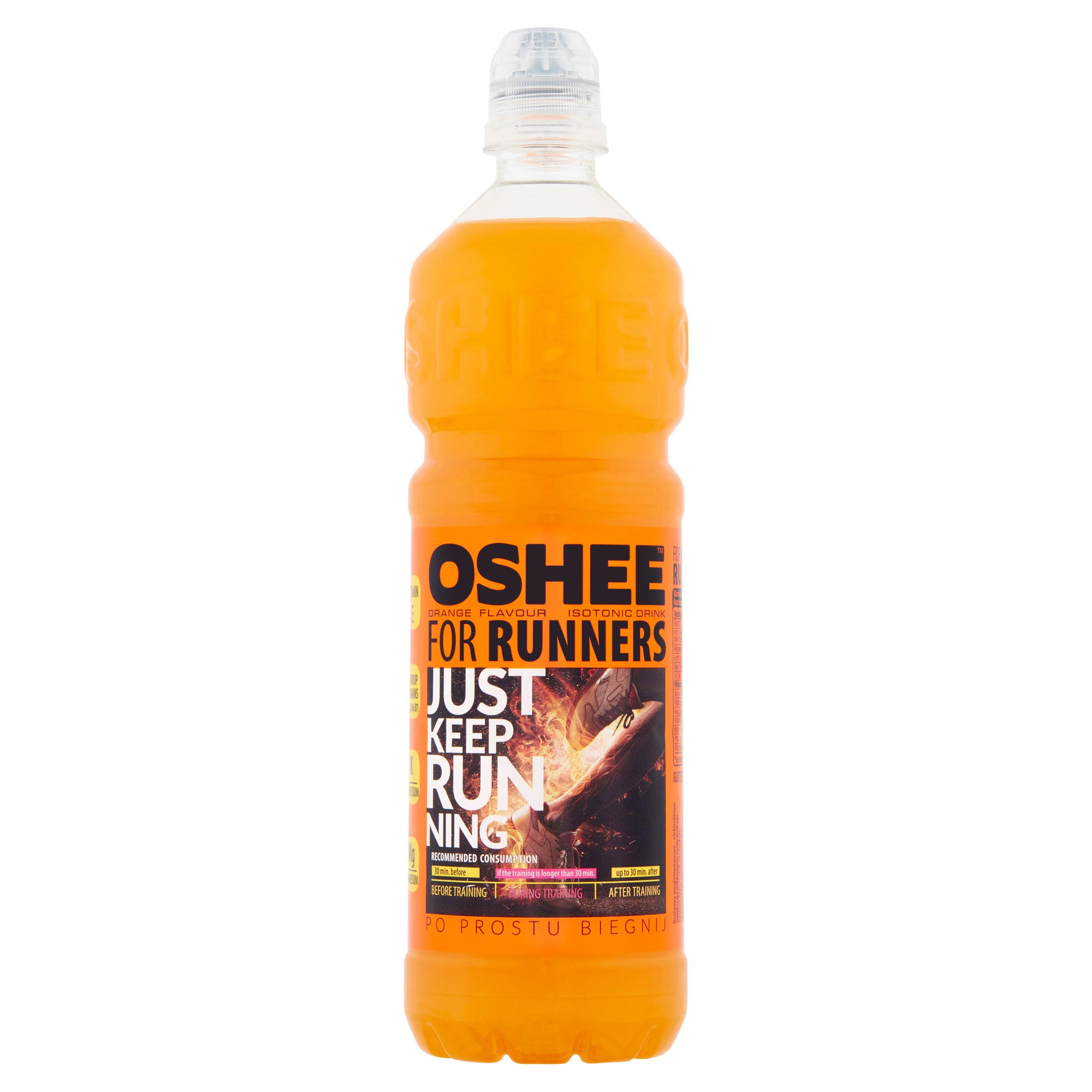 Oshee Orange Flavour Isotonic Drink for Runners 0.75L Fruit Juice