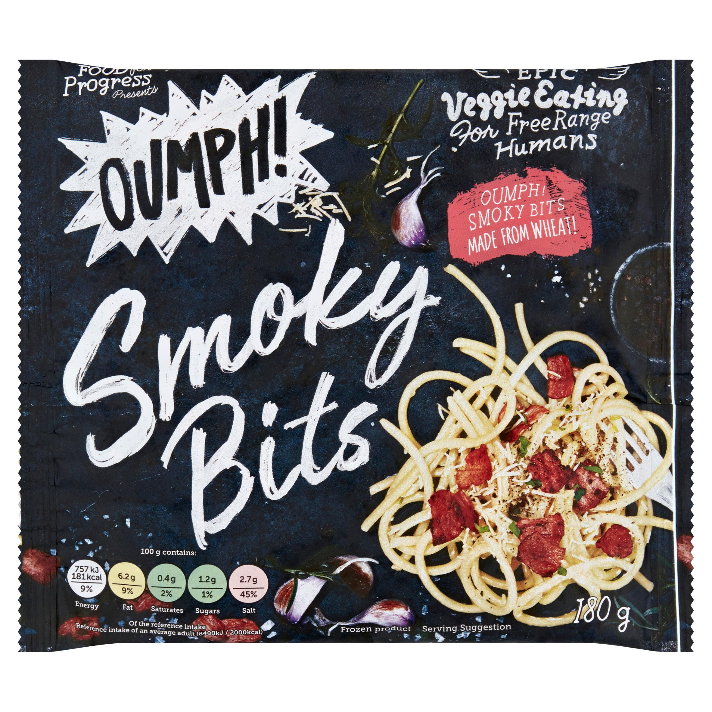 Oumph! Smoky Bits 180g | Vegan | Iceland Foods