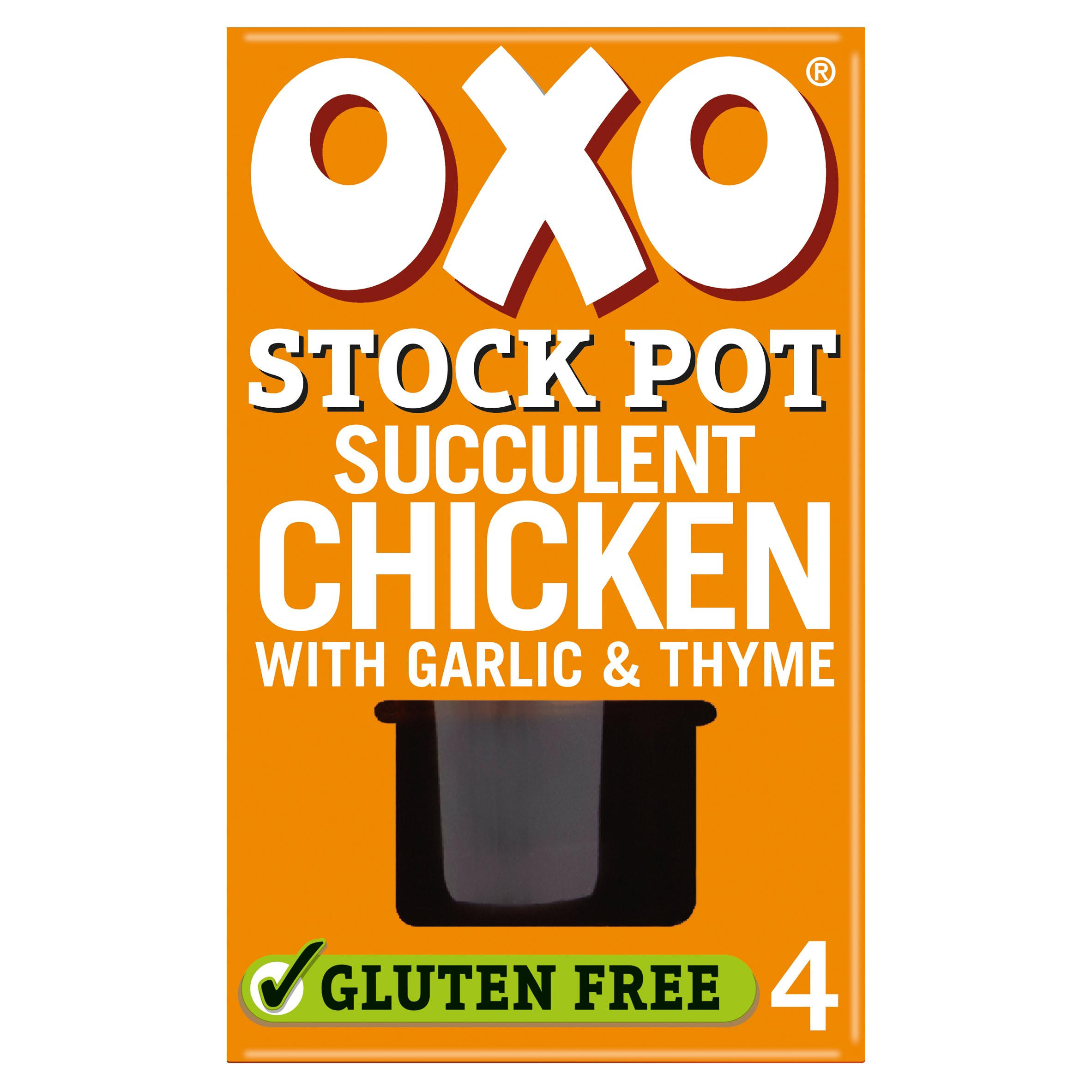 OXO Chicken Stock Pots 4 x 20g Gravy, Stock Cubes & Stuffing