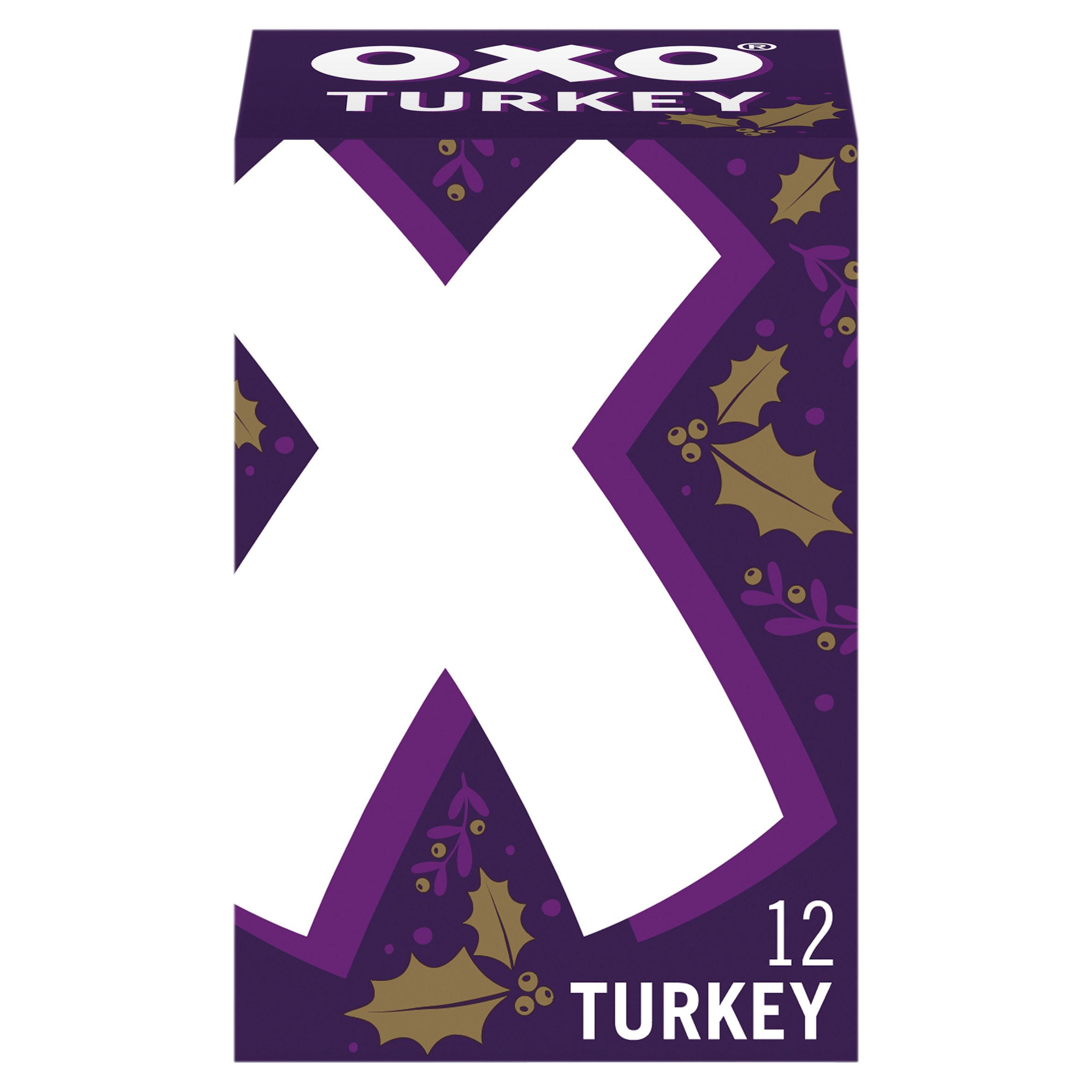 oxo turkey stock cubes 12s 71g gravy stock cubes stuffing iceland foods