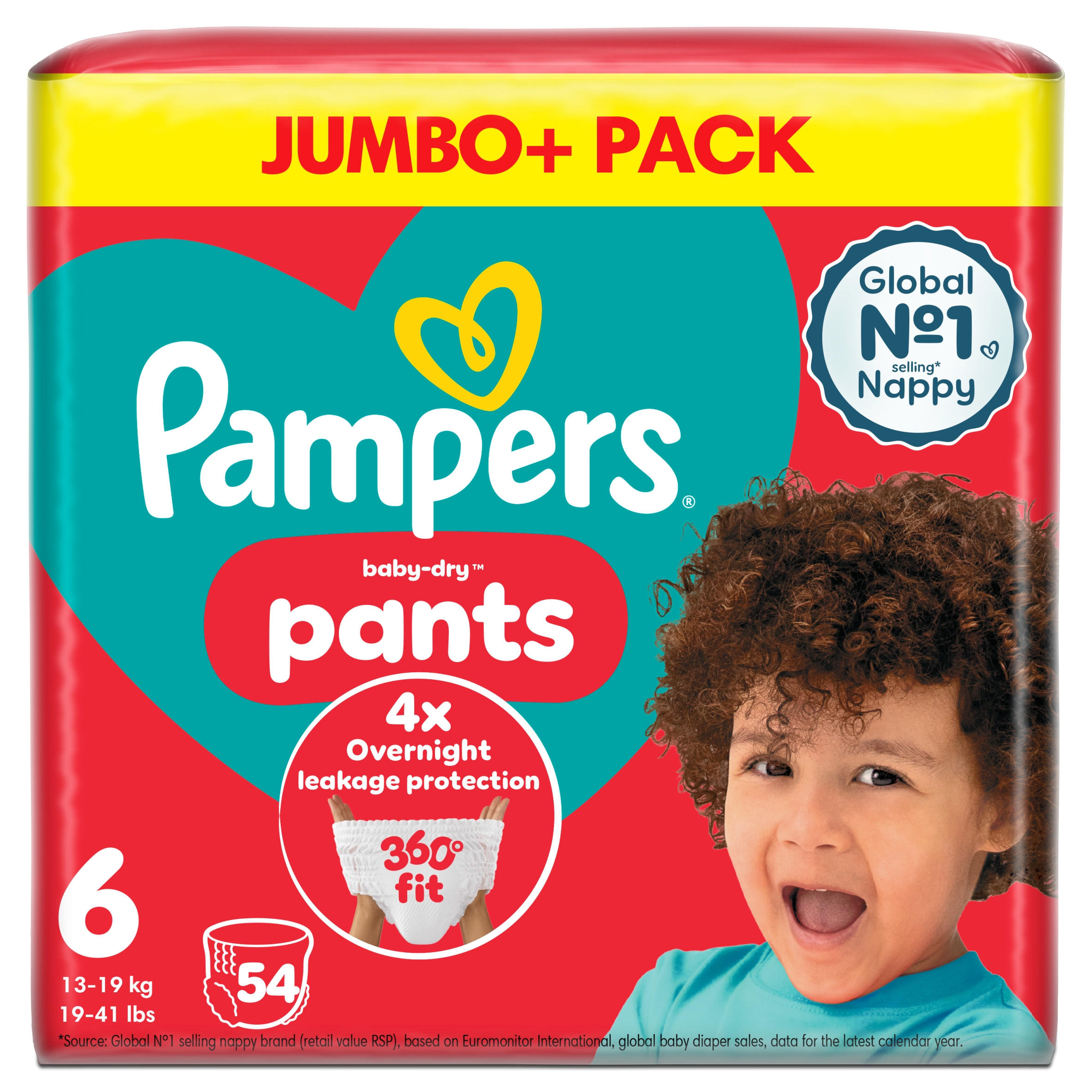 Pampers Baby-Dry Nappy Pants 21's Size 5